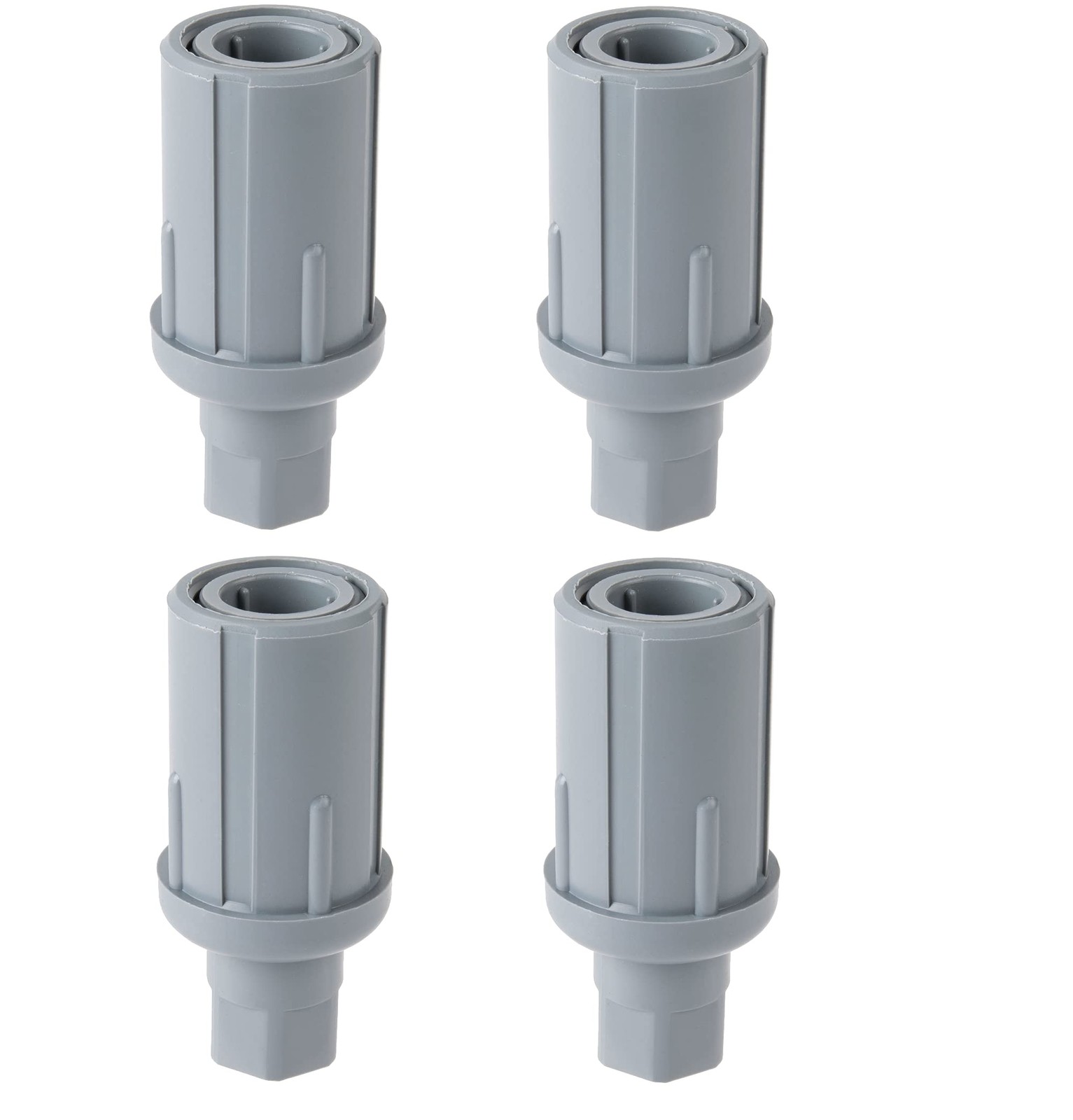 4 PC Adjustable Plastic Bullet Feet for Work Table 1-5/8 O.D Tubing