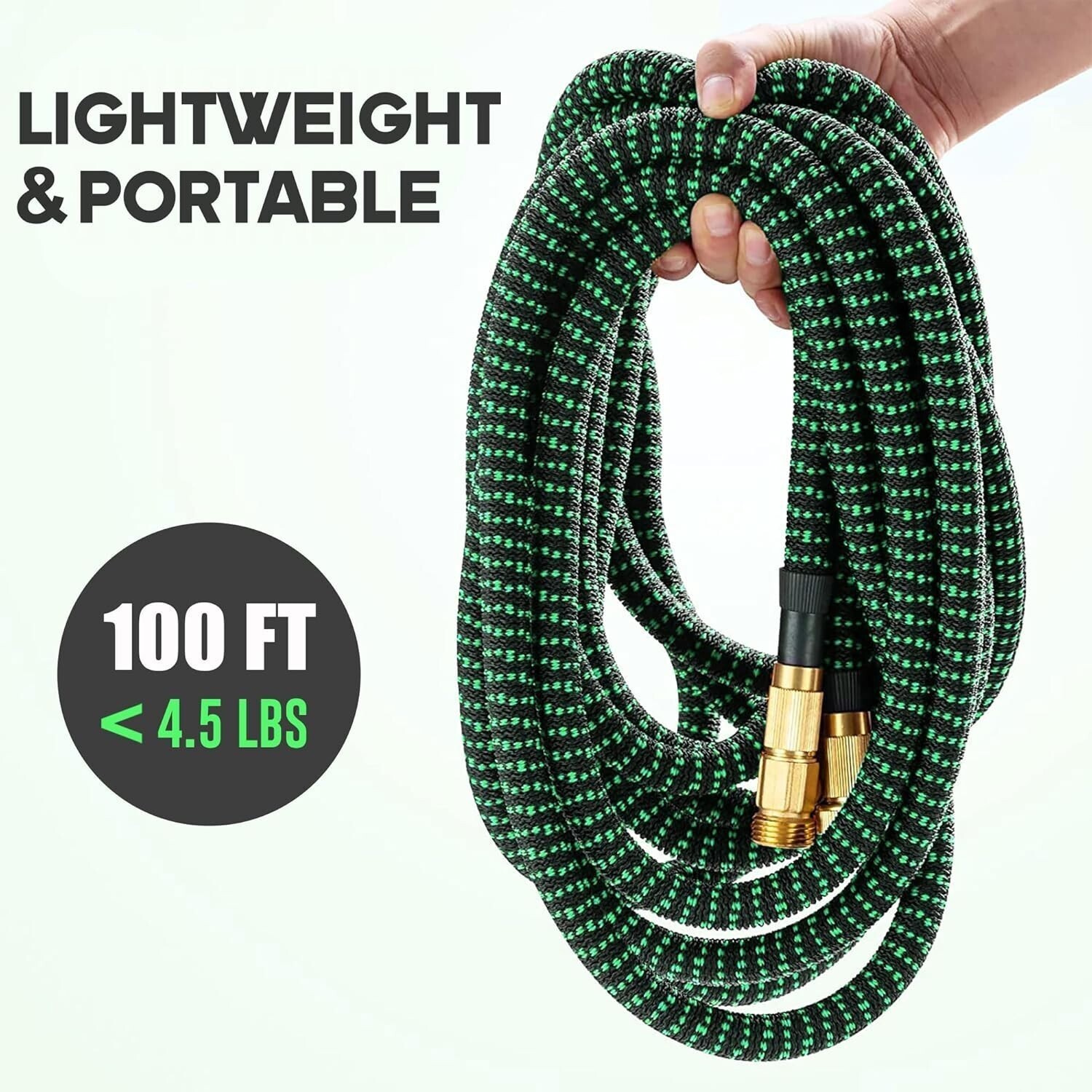 150FT 100FT 5X Stronger Deluxe Heavy Duty Expandable Flexible Garden Water Hose