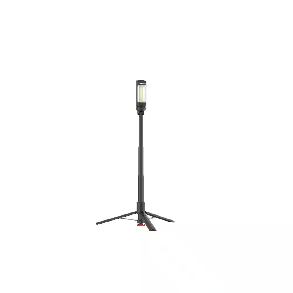 HUSKY 800 Lumen LED Rechargeable Detachable Tripod Work Light NEW