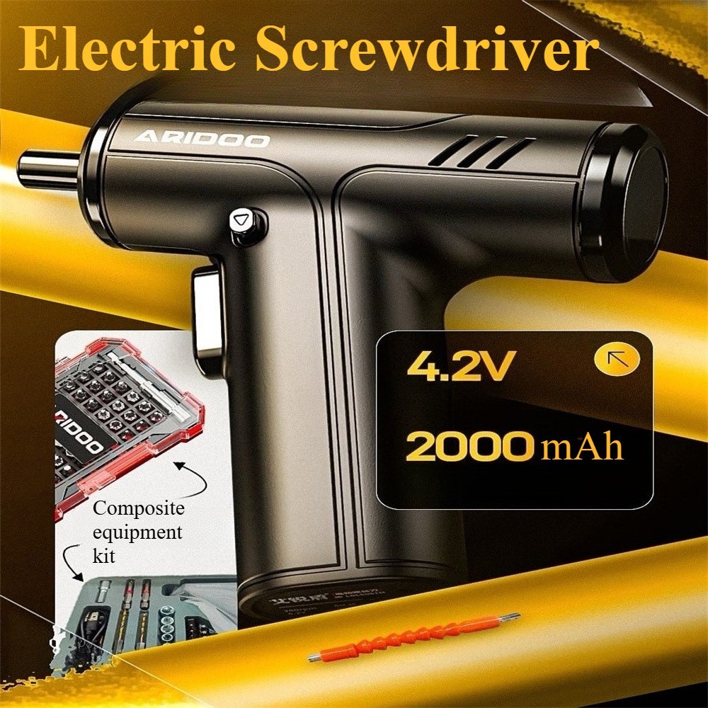 Mini Power Cordless Electric Screwdriver Kit Rechargeable Screwdriver Bit Set
