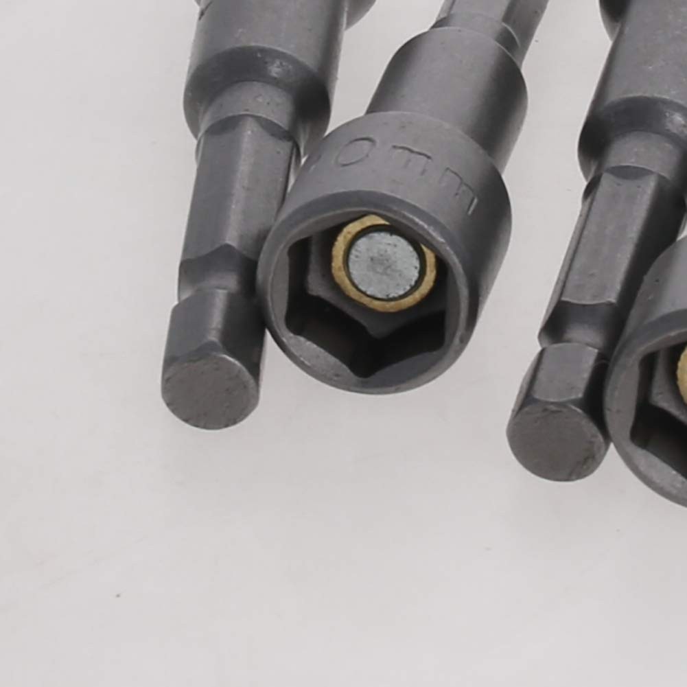 1/4″ Quick-Change Hex Shank 10mm Magnetic Nut Setter Driver Drill Bit, 65mm L…