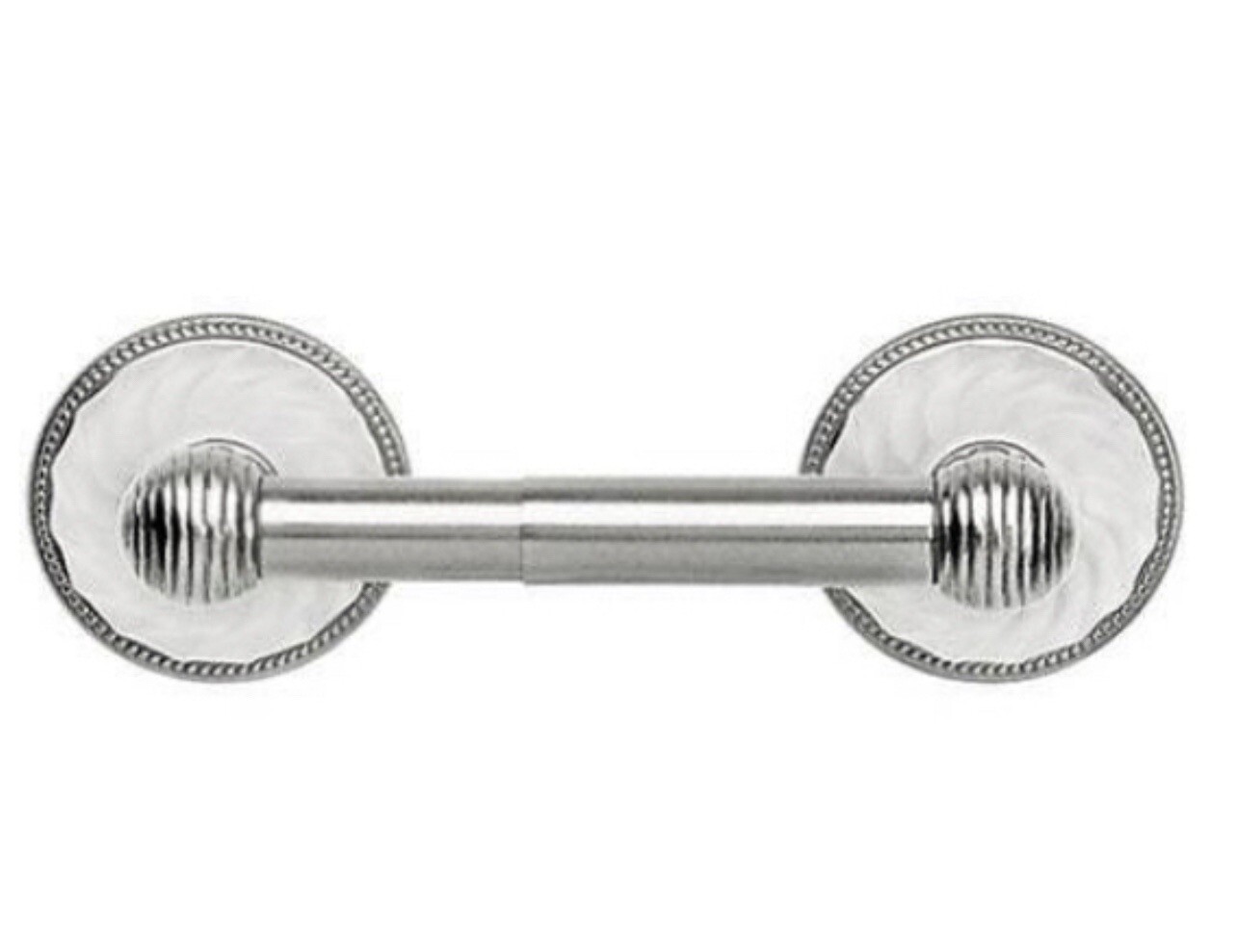 Phylrich Paper Holder Frosted Crystal Polished Nickel KCC50/014