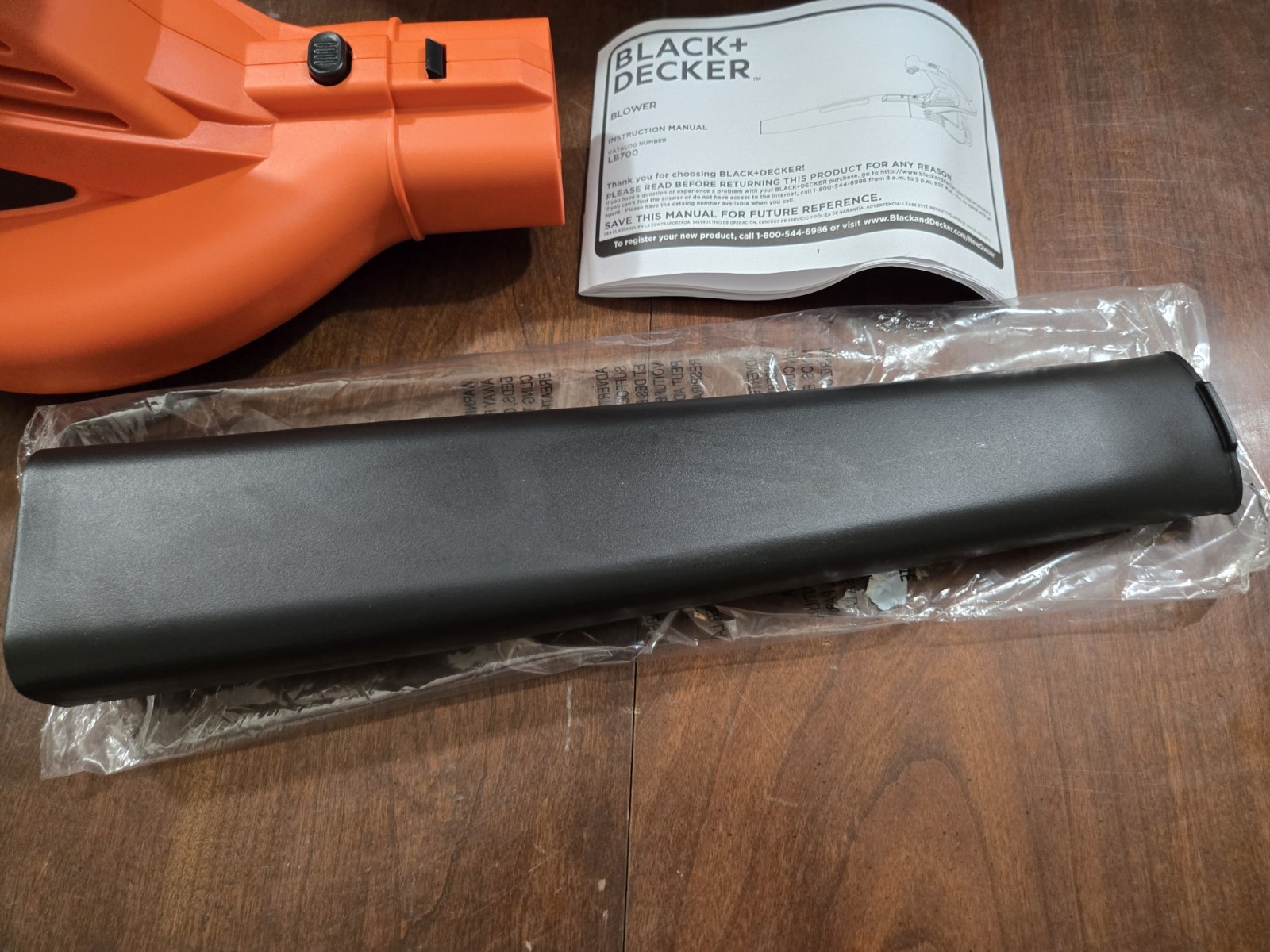 BLACK+DECKER LB700 7 Amp Corded Electric Leaf Blower 180 MPH Lawn Yard