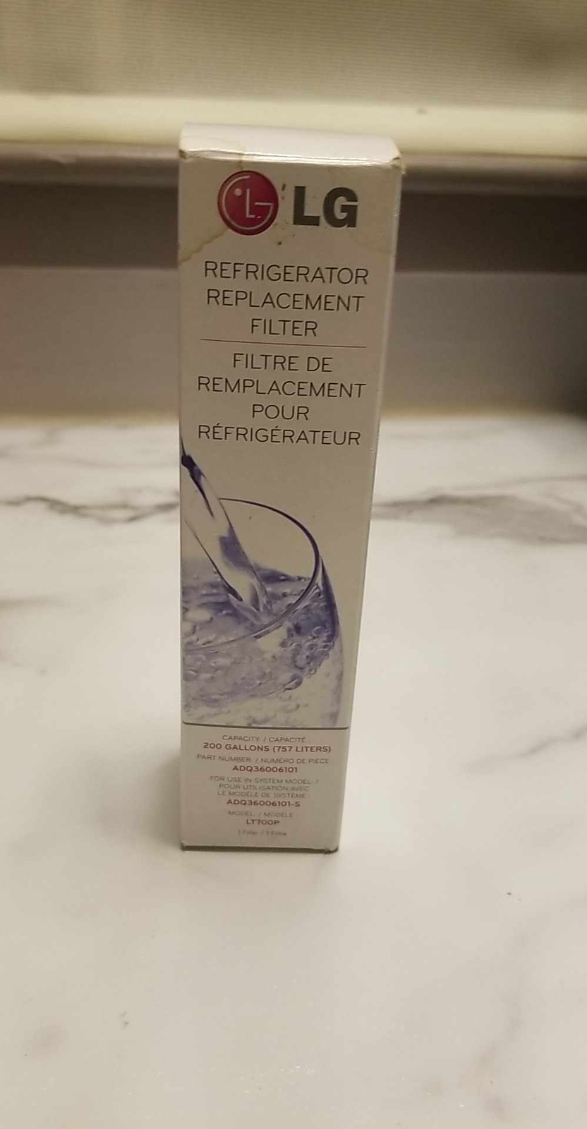 (1-Pack) LG LT700P Refrigerator Replacement Filter 6 Month / 200 Gallon