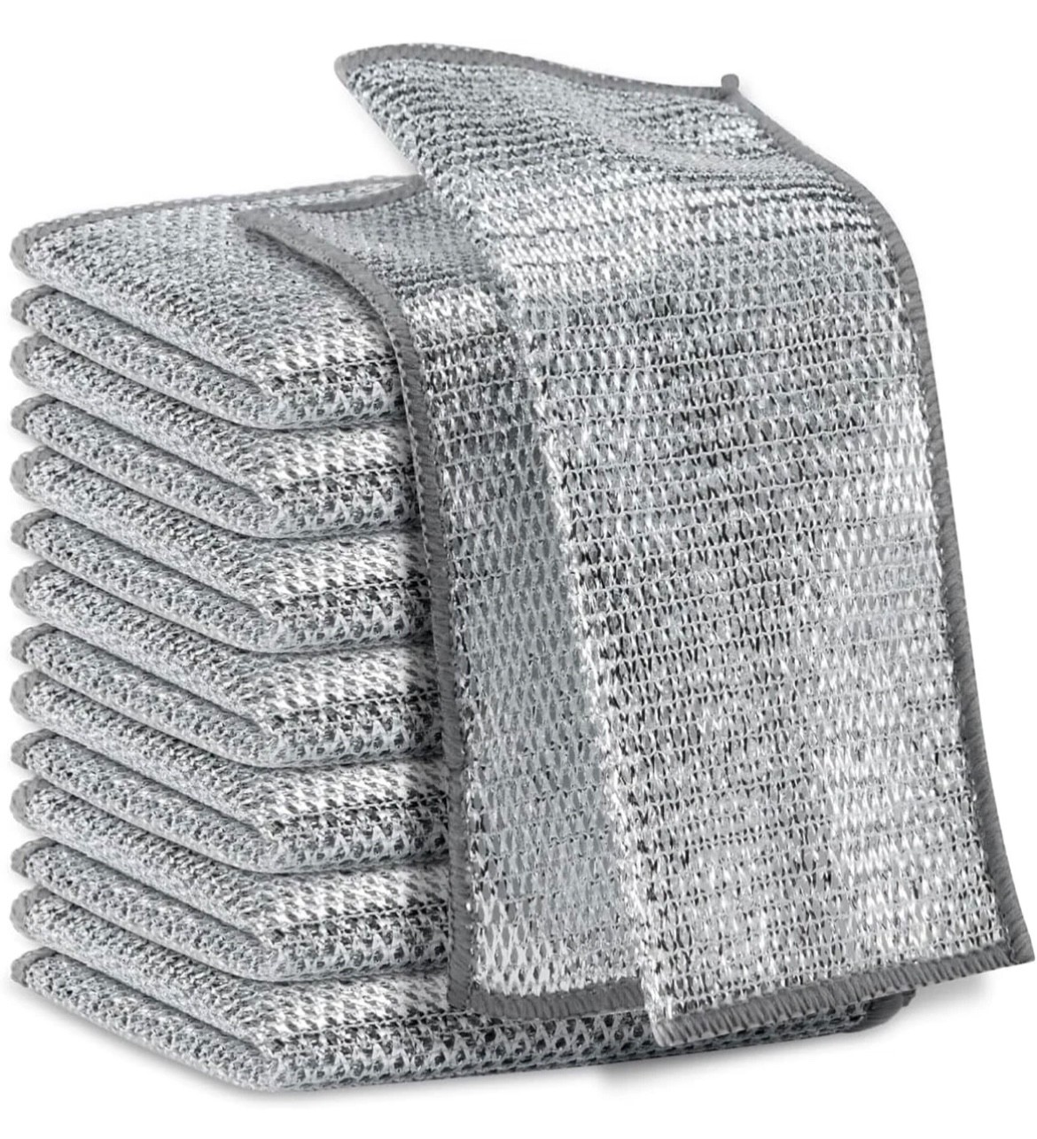 Mesh Wire Multi-Purpose Wash-Cloth Kitchen Deep Clean Towel Steel Pot Dish Rag