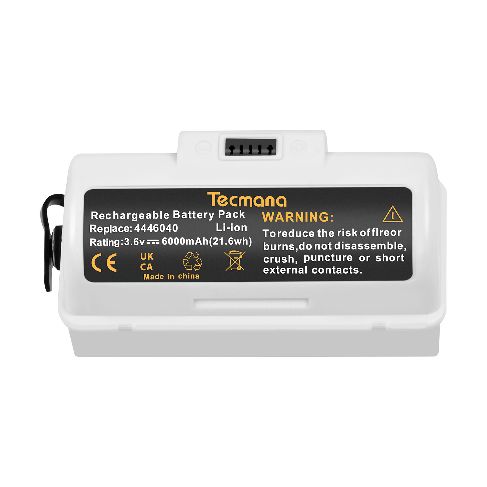 6000mAh 3.6V Li-Ion 4446040 Battery for iRobot Braava Jet 240 241 244 245