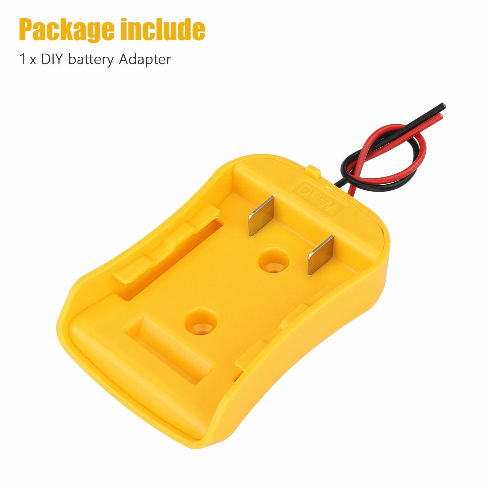 Power Connector DIY Battery Adapter Holder Dock For DeWalt 18V/20V Max Battery