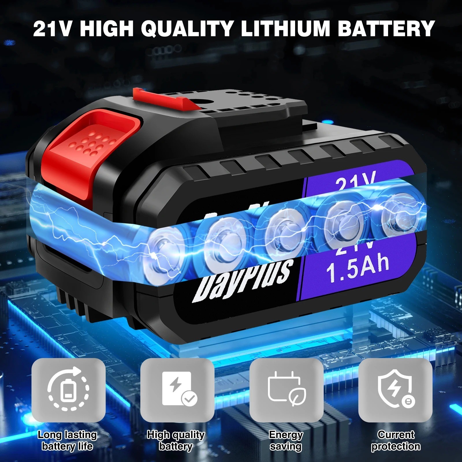 21V Cordless Drill Driver Set Electric Screwdriver 2 Speed 25+1 Torque 29PCS