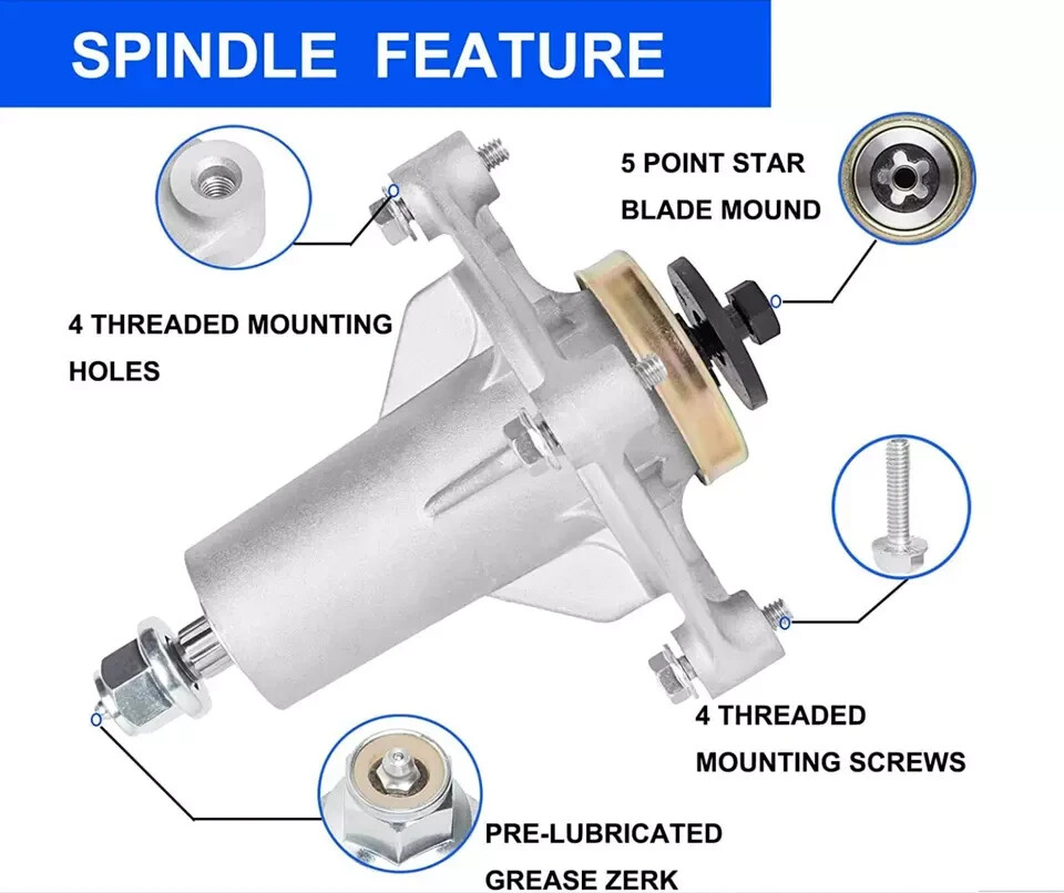 Mower Deck Spindle For 54 Inch Mower Husqvarna YTH24V54 YTH2754 Z254 Z254i Z5426