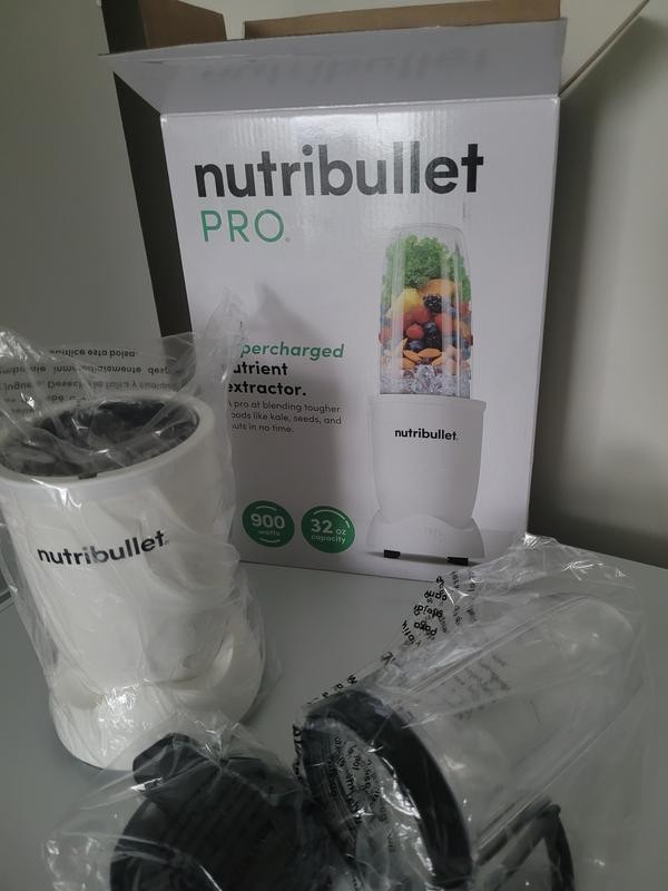 NutriBullet PRO Compact Personal Blender & Accessories – Matte White – Full Box
