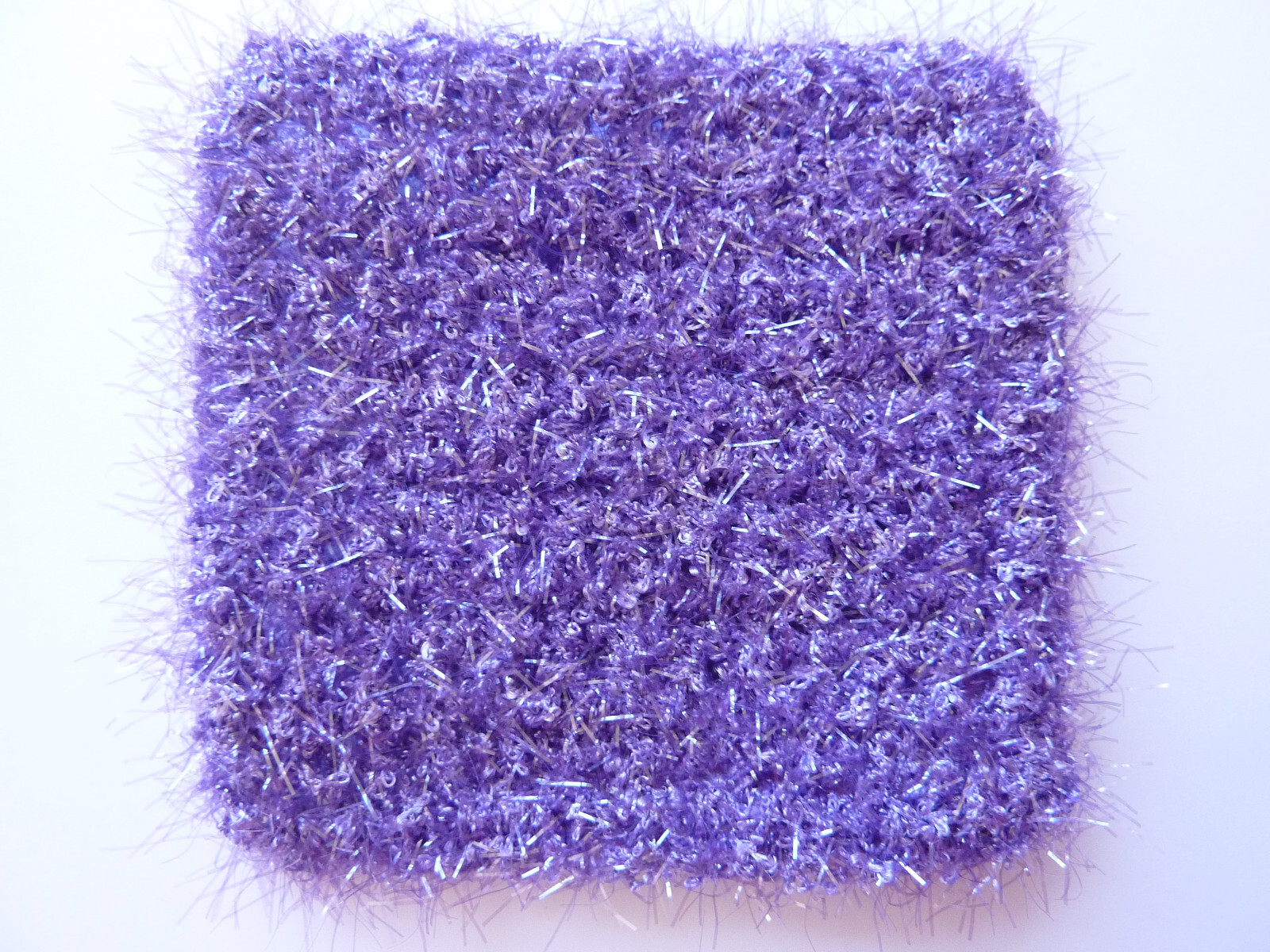 6 Rough Square Multicolor Dish Pot Scrubber Scrubby Scrubbie Handmade 69