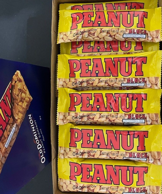 Old Dominion -Mascot Peanut Block Bars – Classic Sweet & Salty Flavor- {12 BARS}