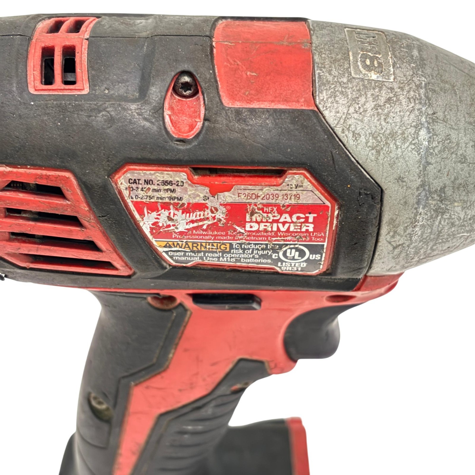 Milwaukee 2656-20 M18 18V 1/4″ Hex 2-Speed Cordless Impact Driver (Tool Only) (K