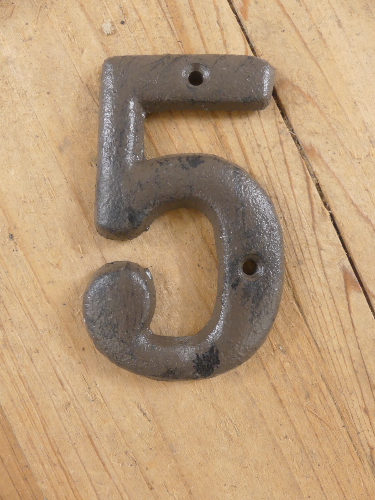 Metal House Numbers Street Address Rustic Cabin Cast Iron Pick #’s from 0-9 #