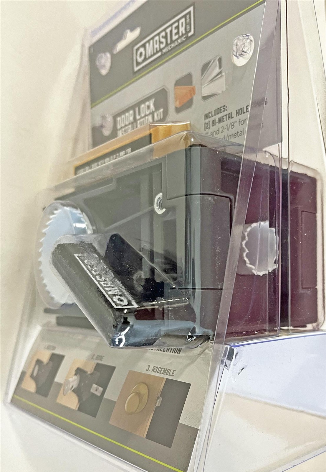 Master Mechanic DOOR LOCK INSTALLATION KIT Bi-Metal Hole Saws