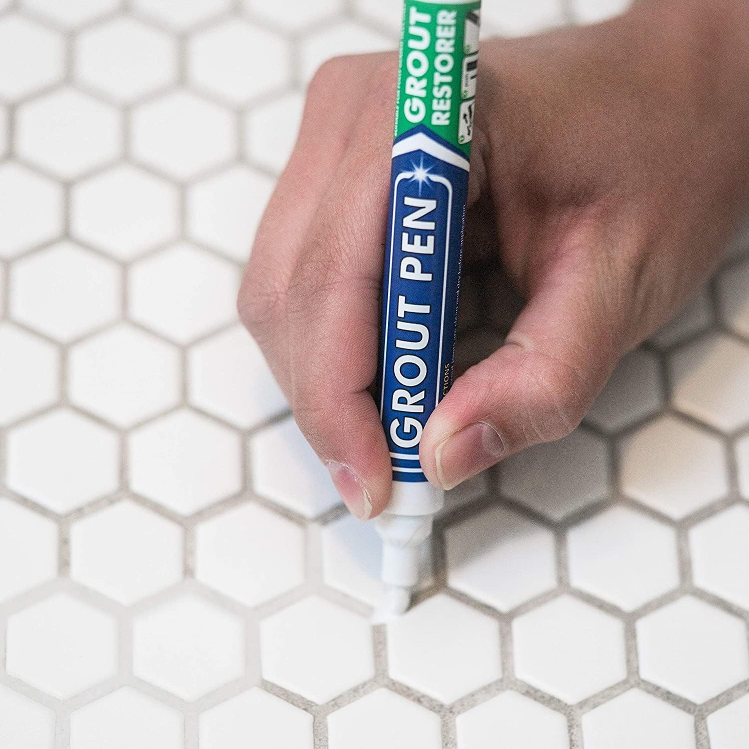 5mm Tip Grout Pen – Refresh Your Tile with Easy-to-Use Waterproof Colorant