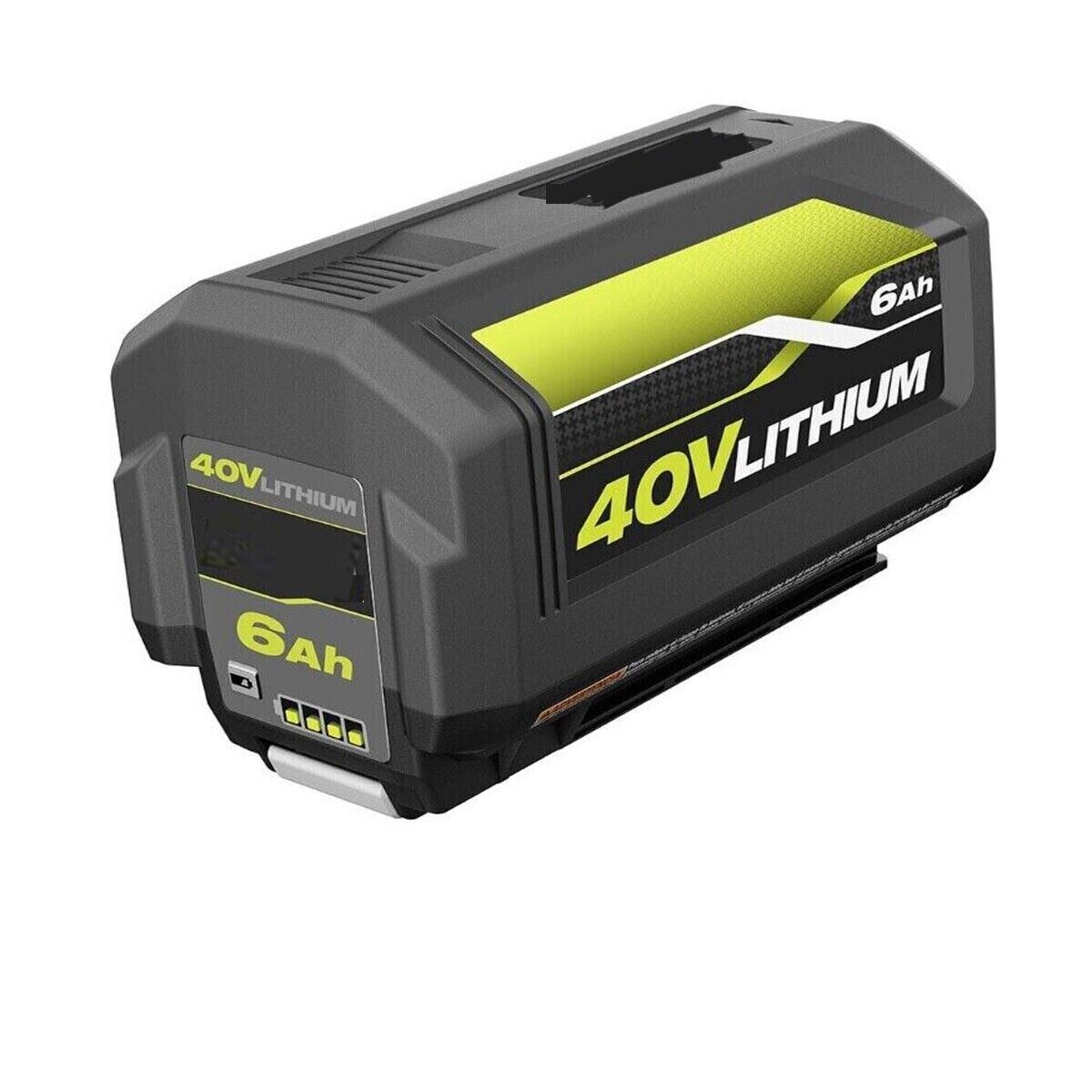 6PACK Fit For Ryobi 40V 6Ah 7.5Ah Battery High Capacity Lithium OP4050 OP40602