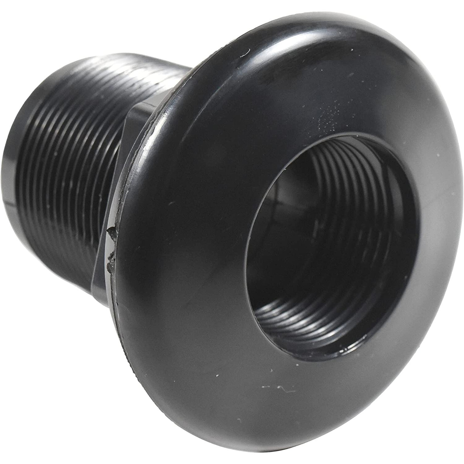 2-Pack HQRP 1″ ABS Plastic Bulkhead Fitting Double Threaded Water Tank Connector