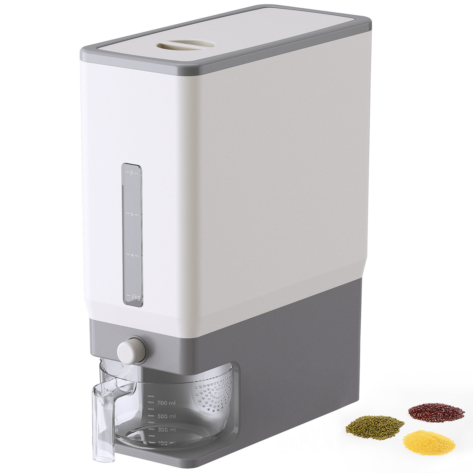 Lifewit Rice Dispenser 25 Lbs Rice Storage Container Moisture Proof