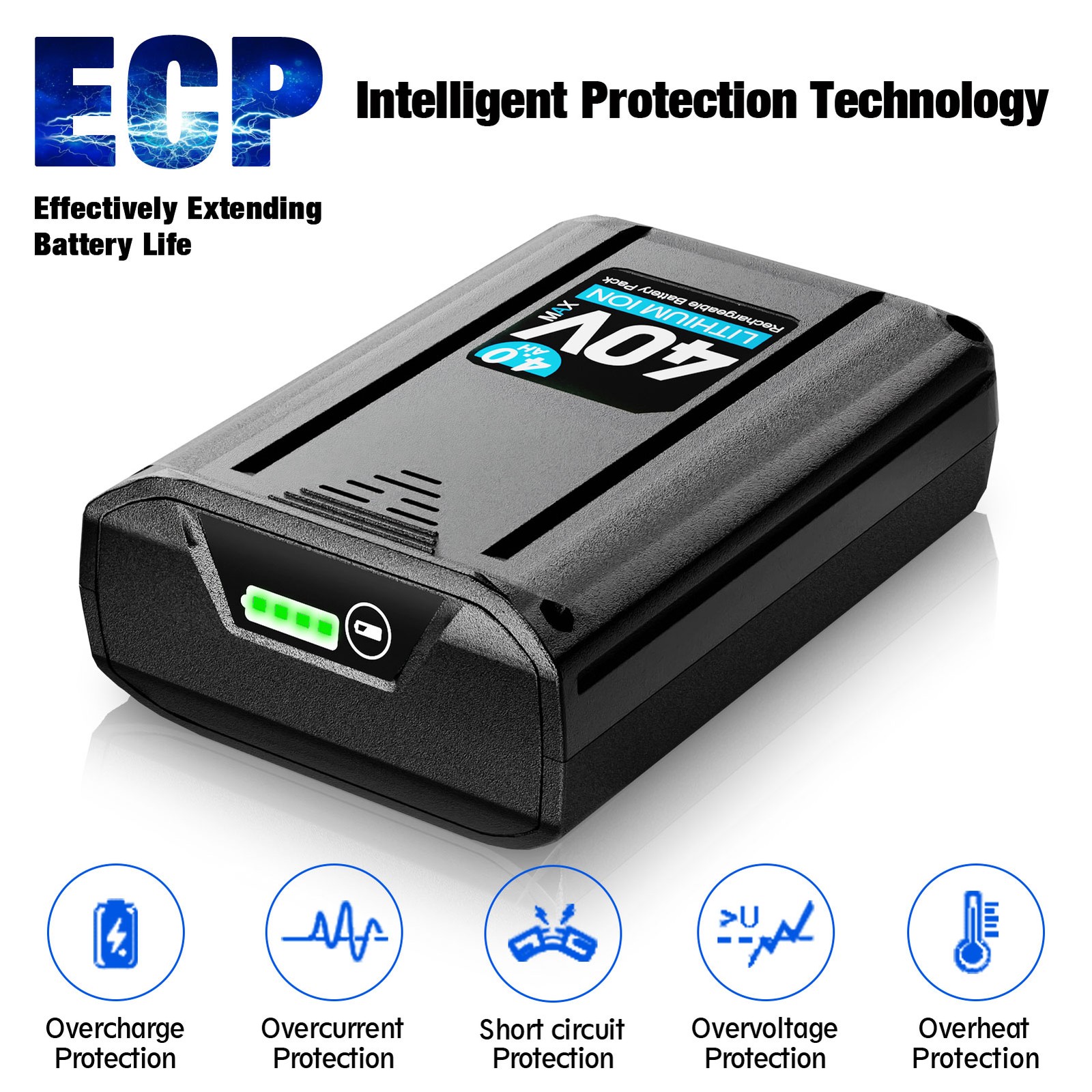 40V 4Ah Lithium Ion Battery For Kobalt 40V Max Tool KB540C-06 KB245-06 KB240-06