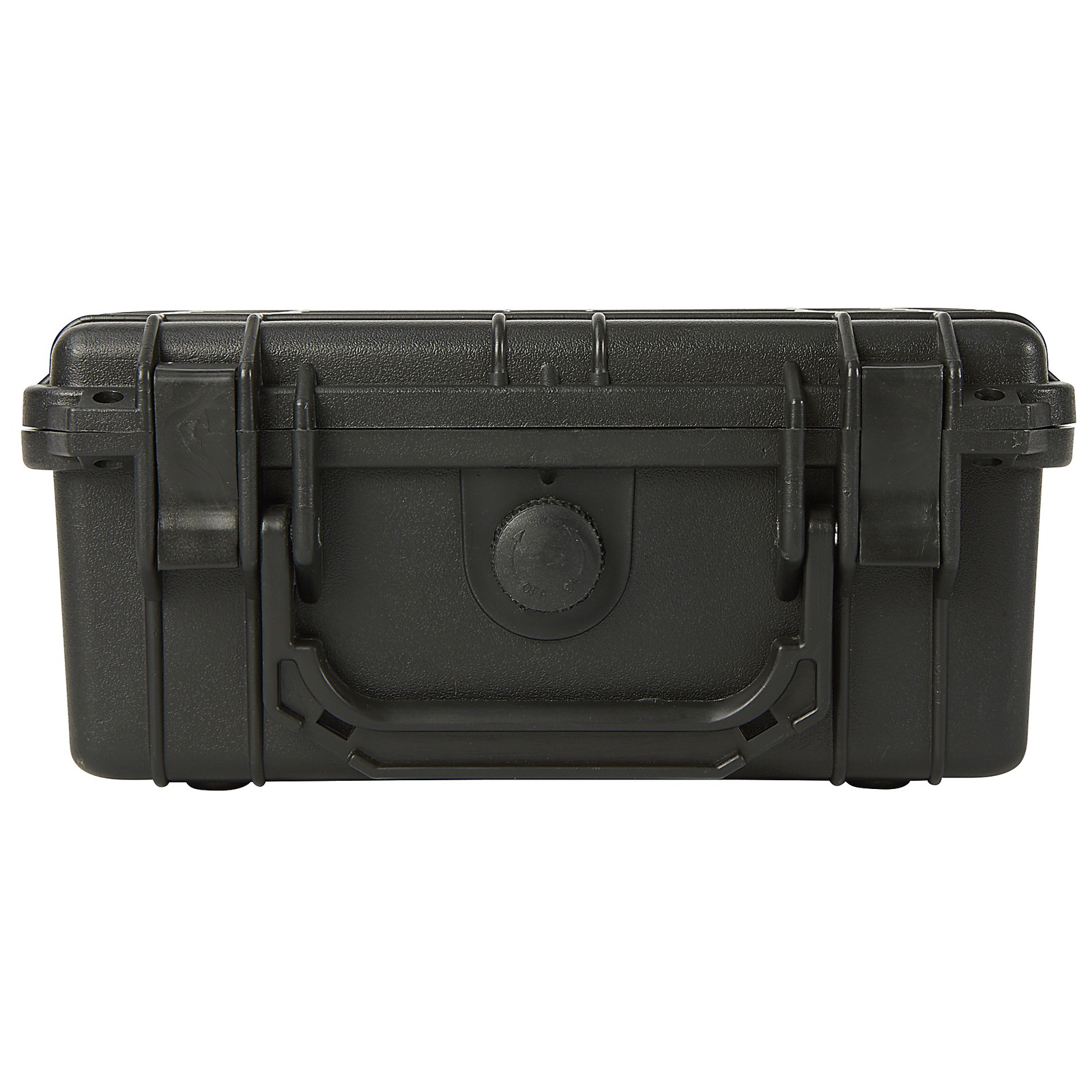 Strongway 9in. Plastic Storage Box, Water Resistant, Black