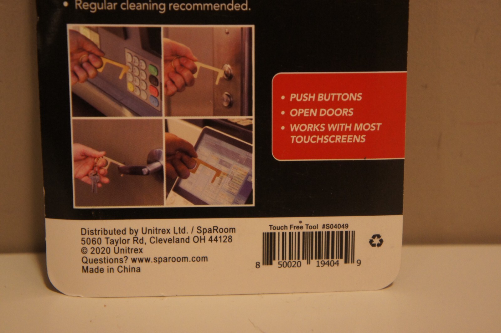 4 Sparoom Touch Free Tool Avoid touching dirty surfaces brass easy to clean