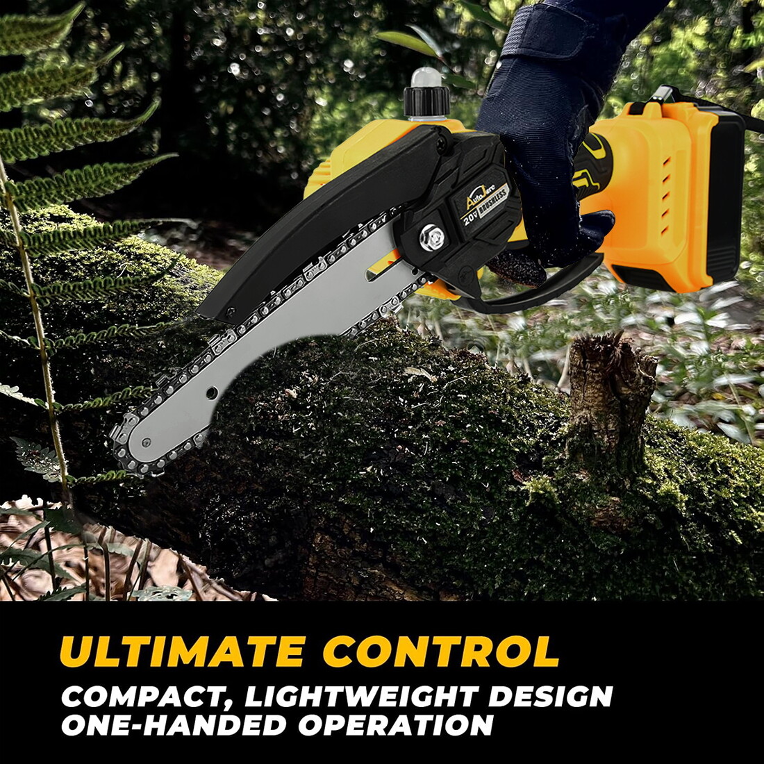 24V Cordless Reciprocating Saw Brushed with 8 Saw Blade & 2 Battery & Charger