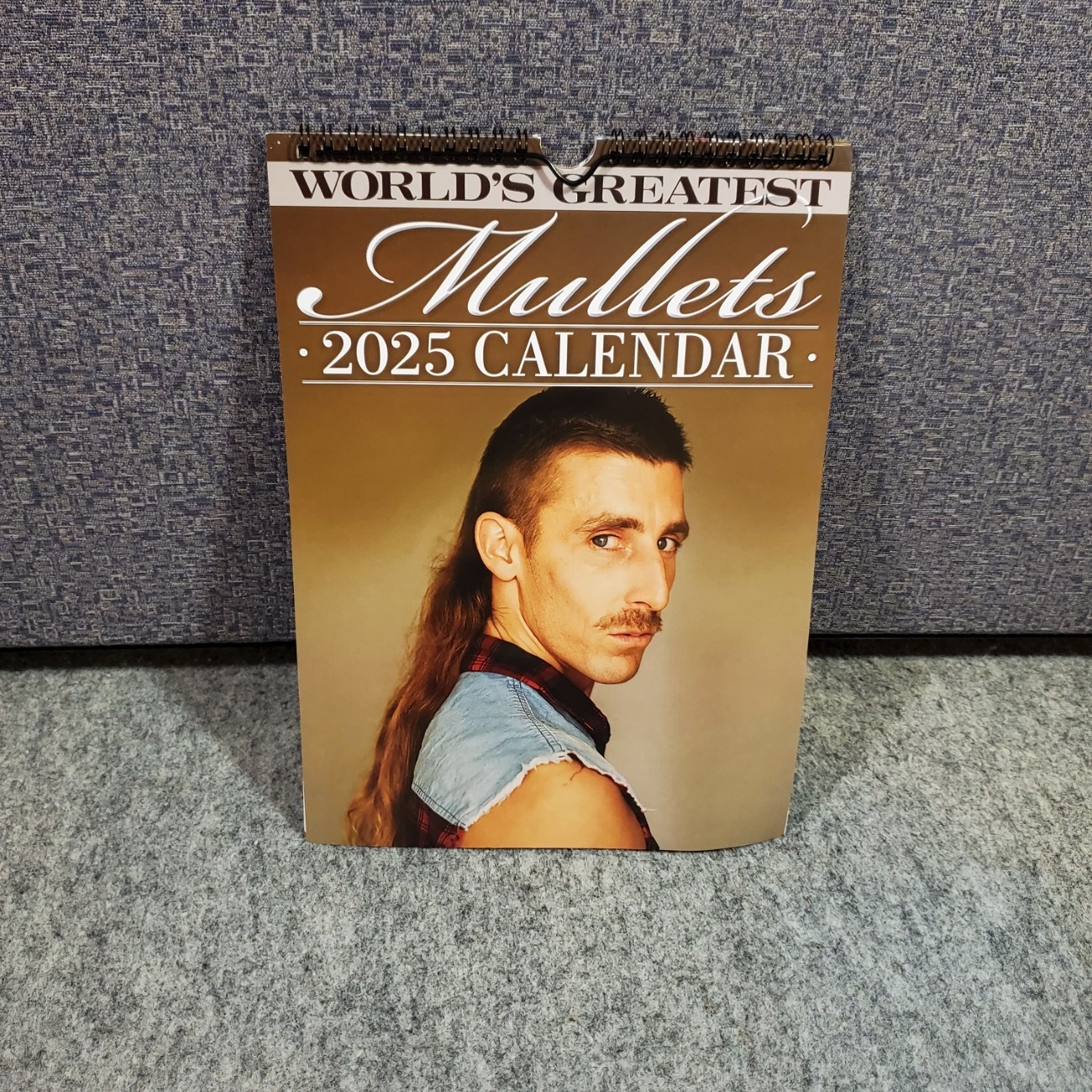 2025 World’s Greatest Mullets Hair Wall Calendar 12 Months – 11.4in x 8.26in