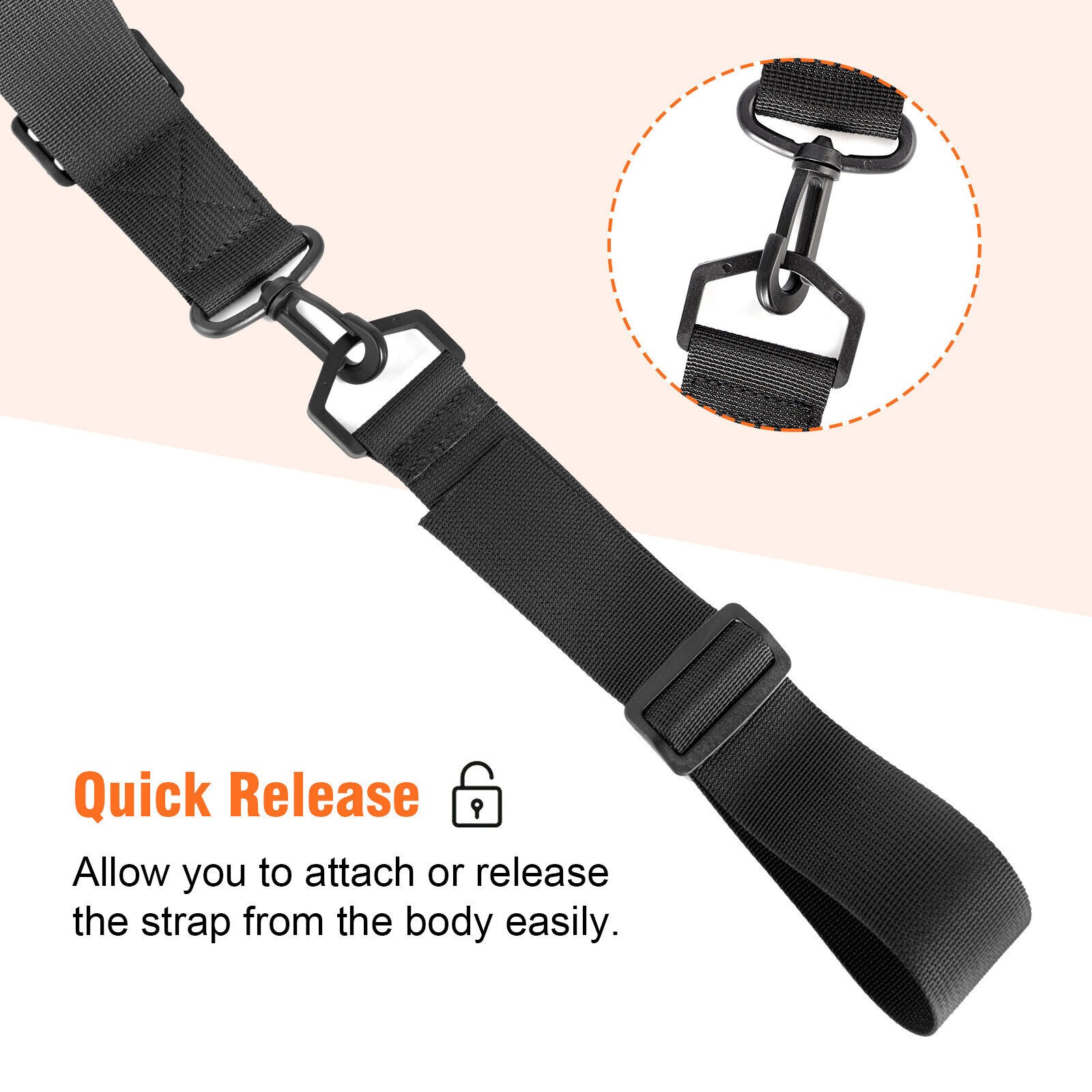 Universal Adjustable Trimmer Shoulder Strap Harness for Weed Eater Grass Edger