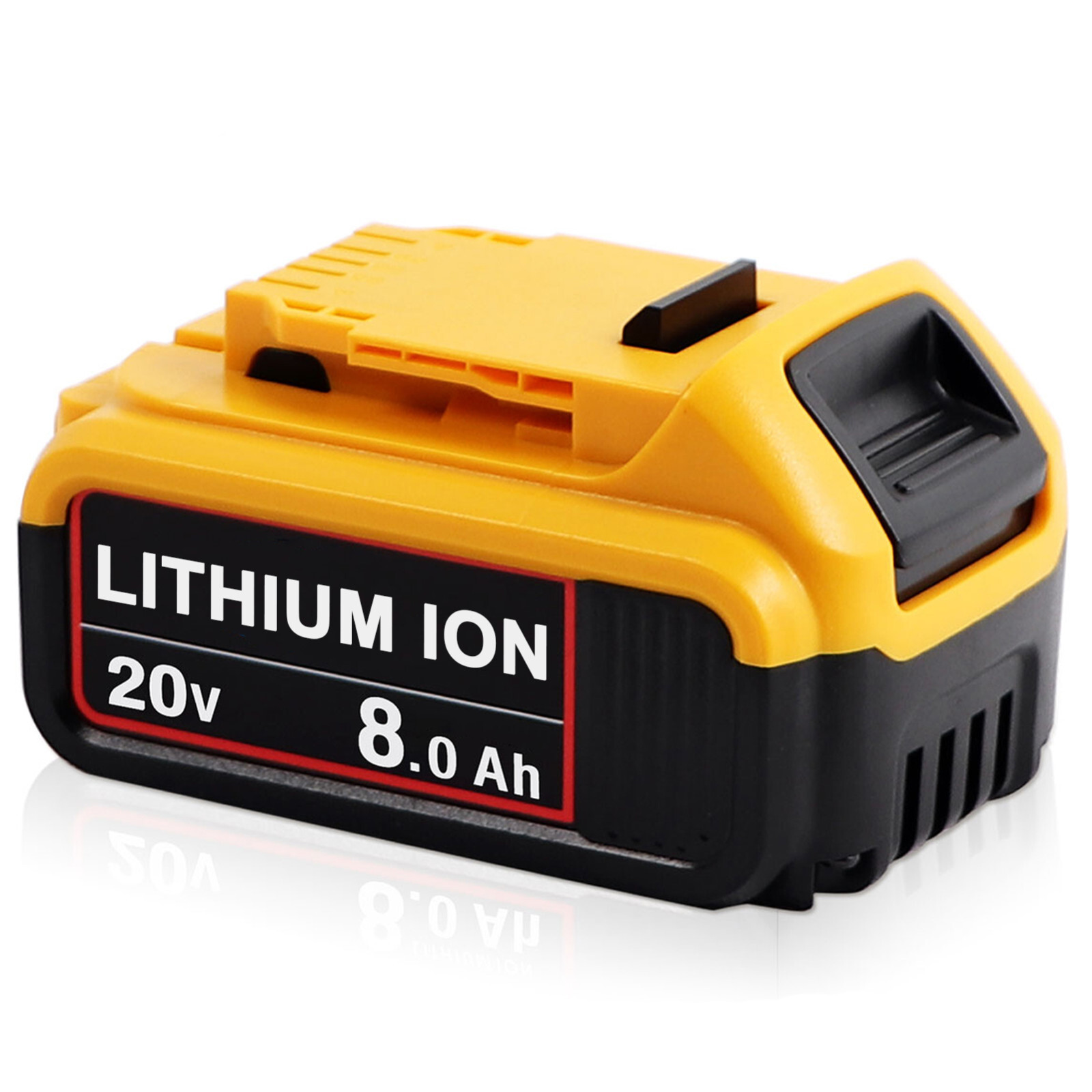 2x 20V 8.0AH For DeWalt 20Volt Max XR Lithium Ion Battery DCB206-2 DCB205-2 New