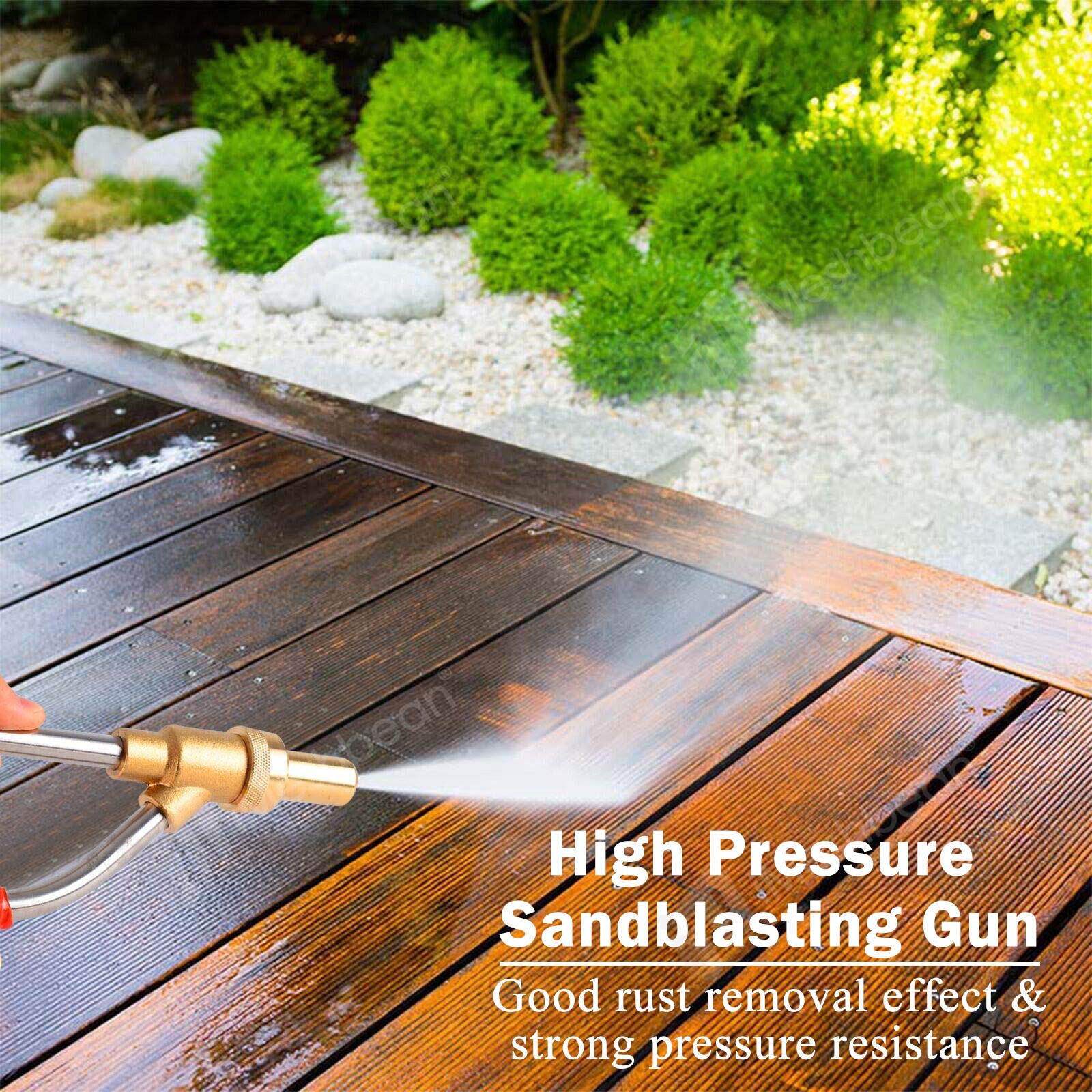 5000 PSI Sandblasting Kit Pressure Washer Sand Blaster Power Blaster Attachment