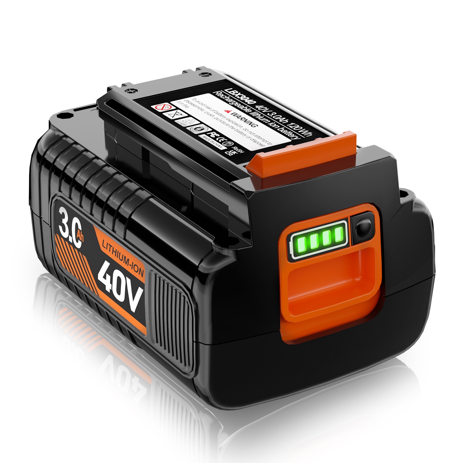 For Black Decker 40Volt 40V Max Li-ion 3.0Ah Battery LBX2040 LBXR36 LST136