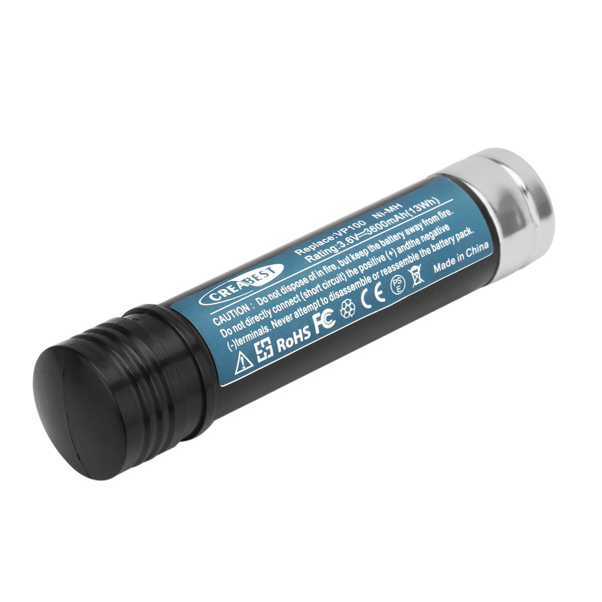 3.6V 3600mAh Battery/Charger for Black Decker VersaPak VP100 VP110 VP650 VP4100