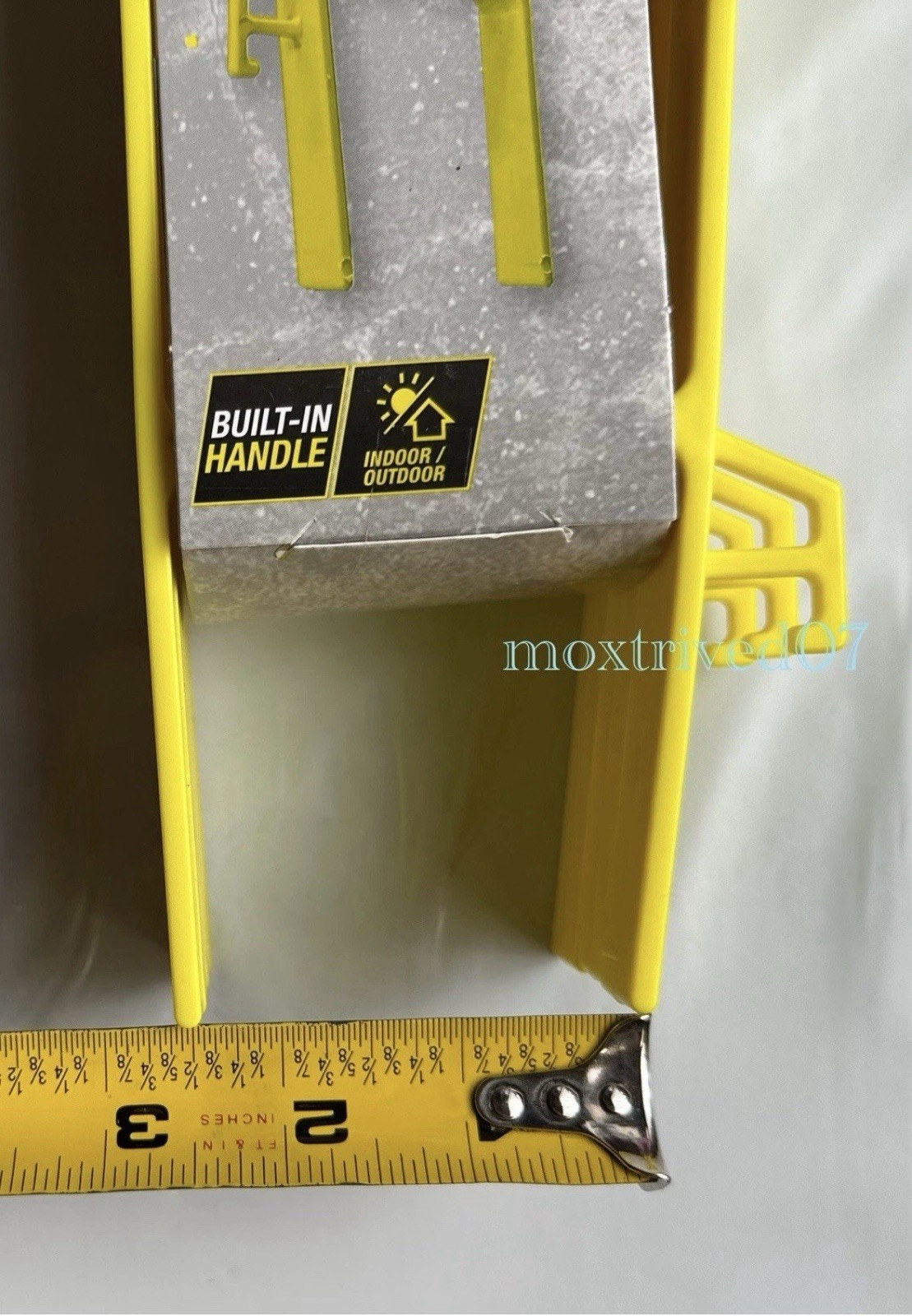 3 Electric Extension Cord Wrap Yellow Plastic H-Frame Rope / Wire Storage Holder