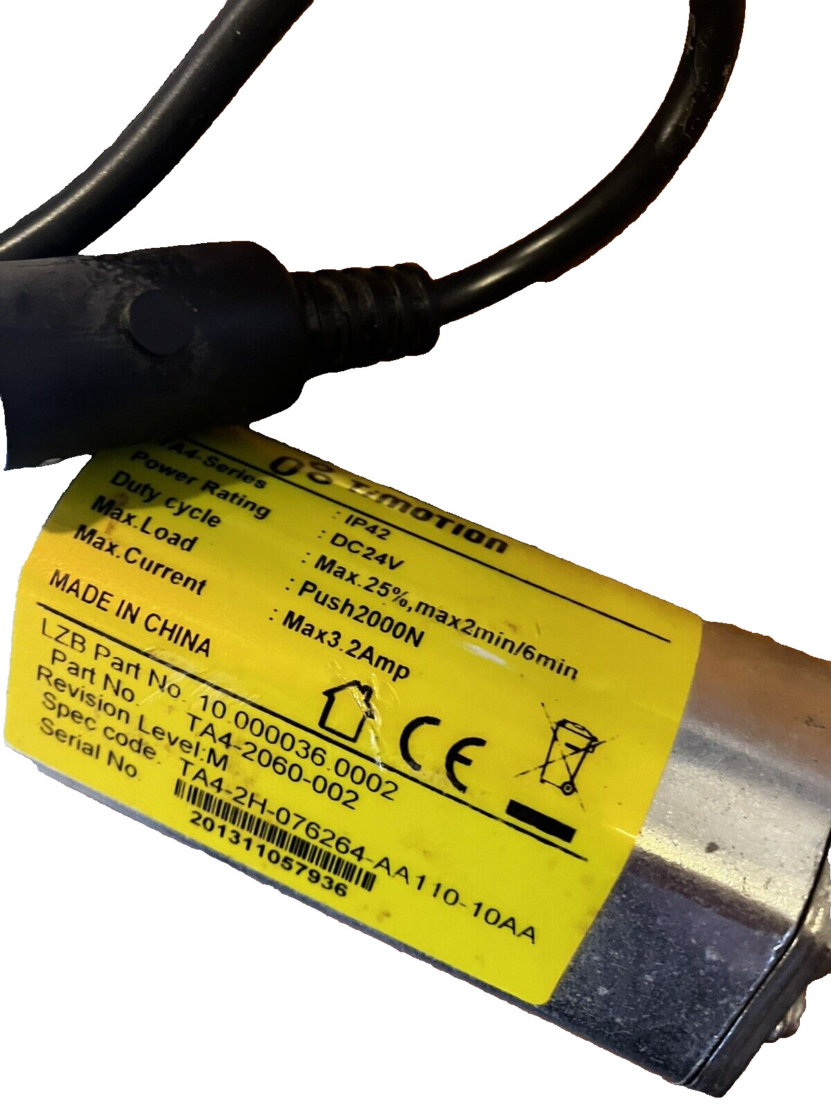ORIGINAL HEAVY DUTY TiMotion TA4-2060-002 La-z-Boy 10.000036.0002 Motor Actuator