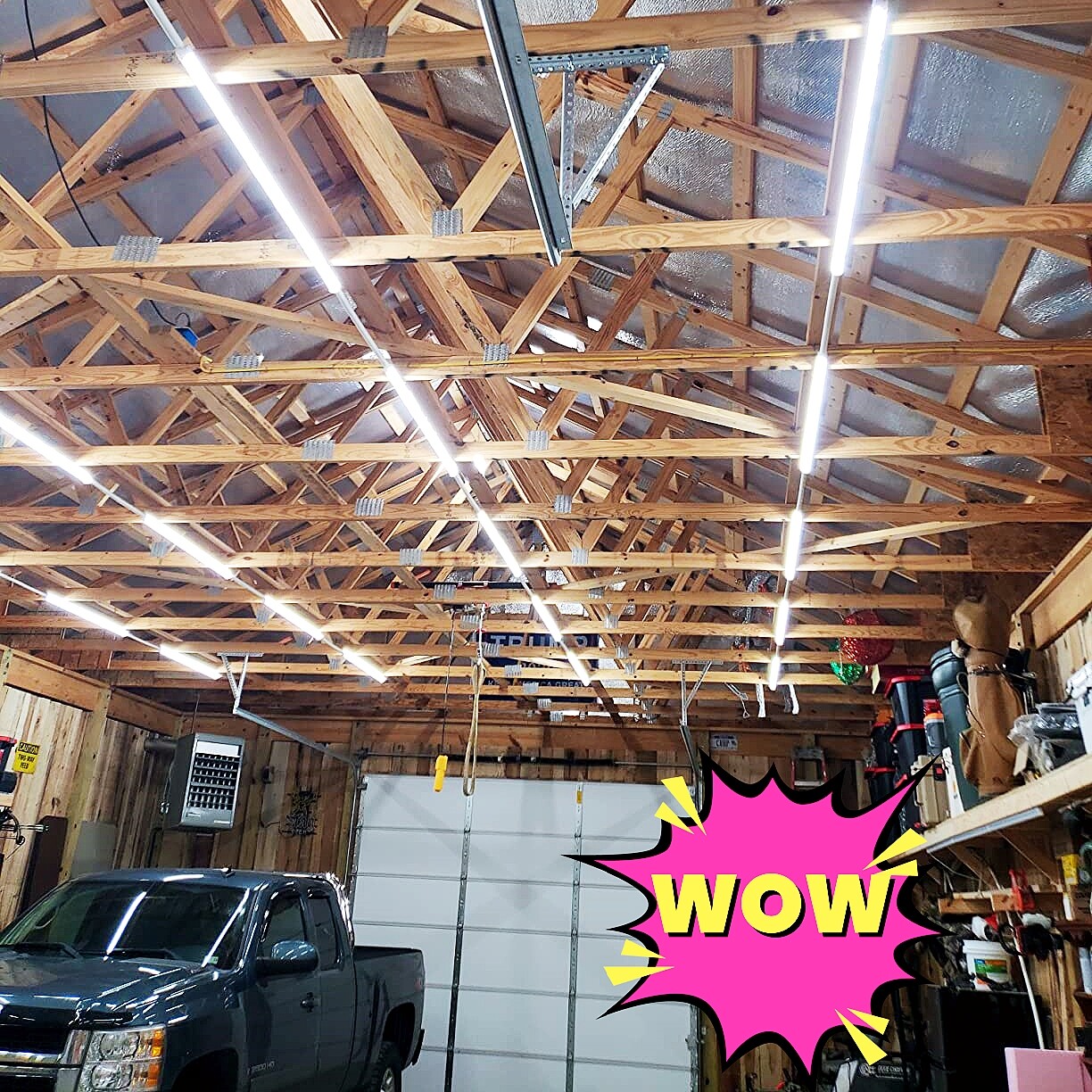 4FT T8 LED Tube Light Bulbs 22W 28W 60W G13 2-Pin 6500K LED Shop Lights Garage