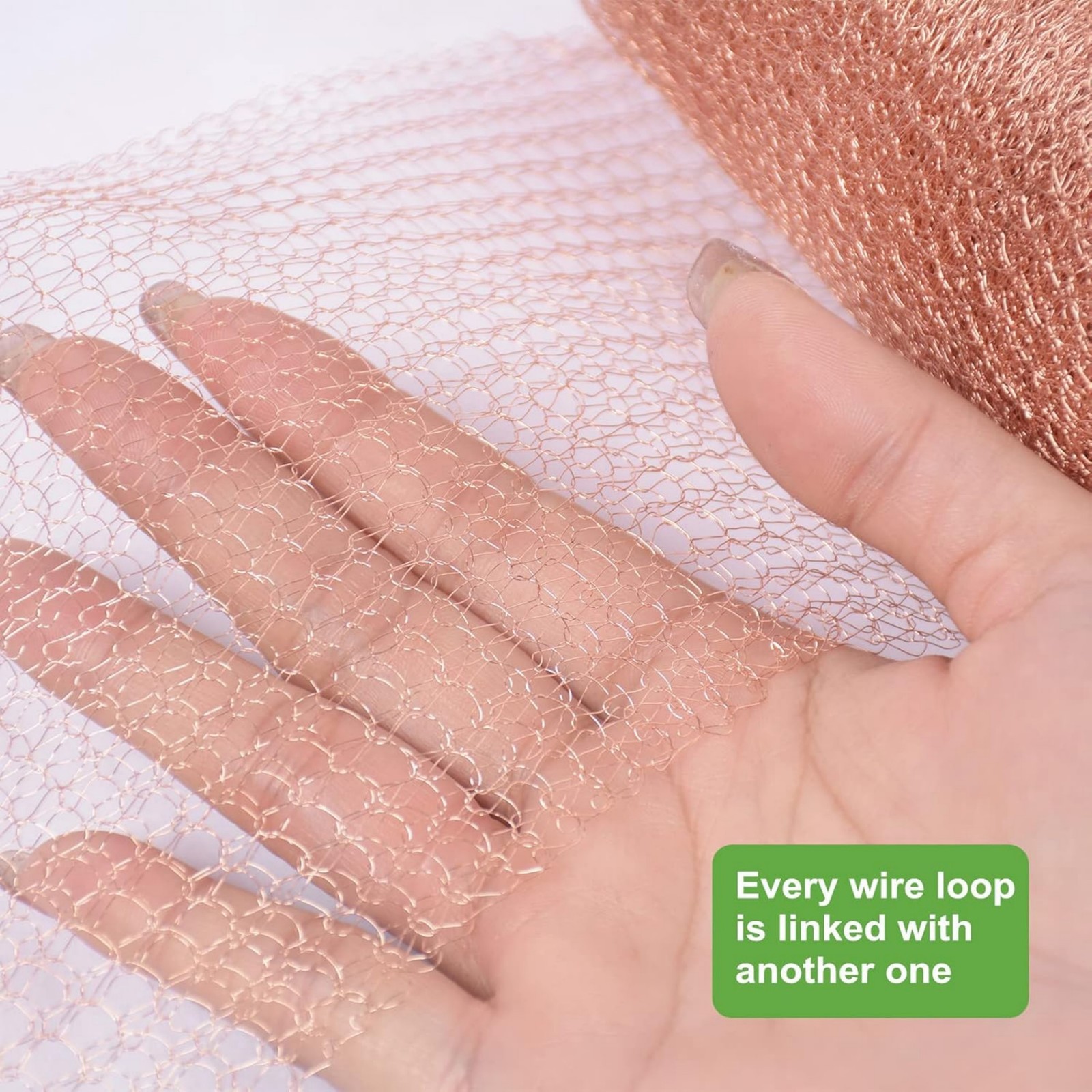 5inch x 32feet Rustproof Copper Mesh Roll – Rodent & Pest Prevention