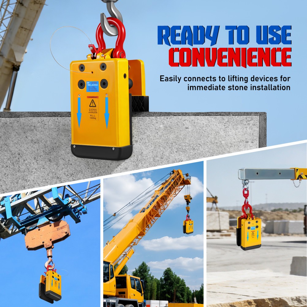 Stone Lifting C lamp 1000kg Stone Mitre Clamp Granite Slab Lifting Clamp 10-50mm