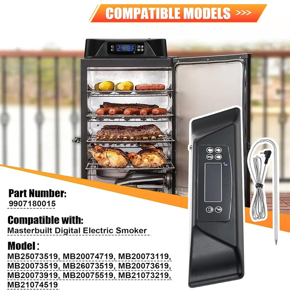 1PC Smoker Control Panel 9907180015 Replacement For Masterbuilt Electric Smoker