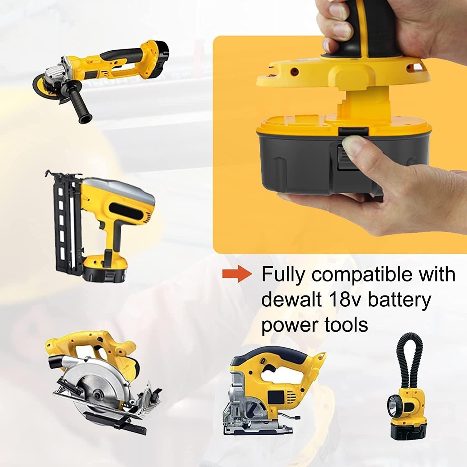 2PACK 18V For Dewalt 18 VOLT XRP Ni-MH 7.0Ah Battery DC9099 DC9096 DC9098 NEW