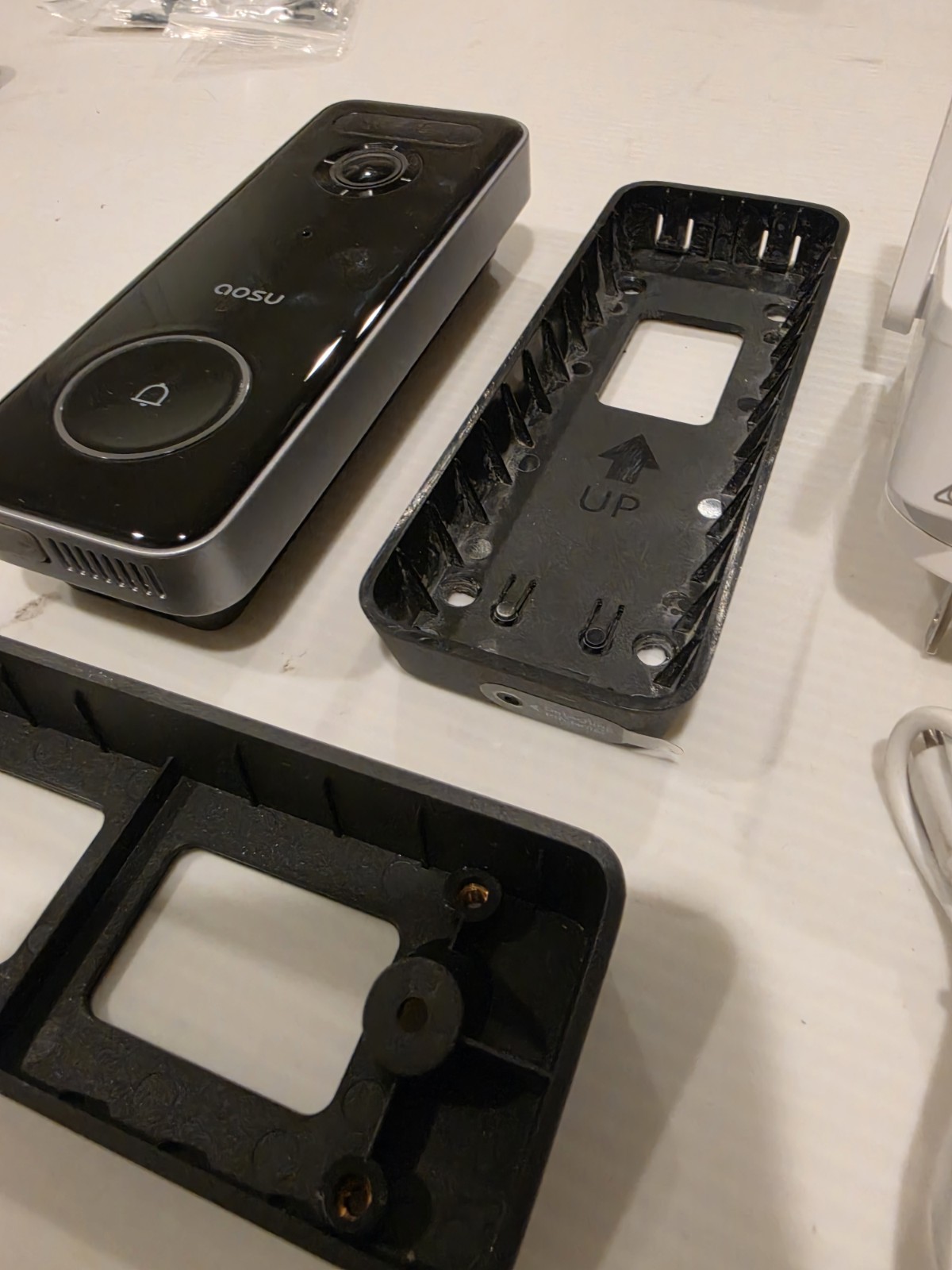 READ DESCRIPTION!!! AOSU Video Doorbell Ultra Wi-Fi Battery Alexa Google Home