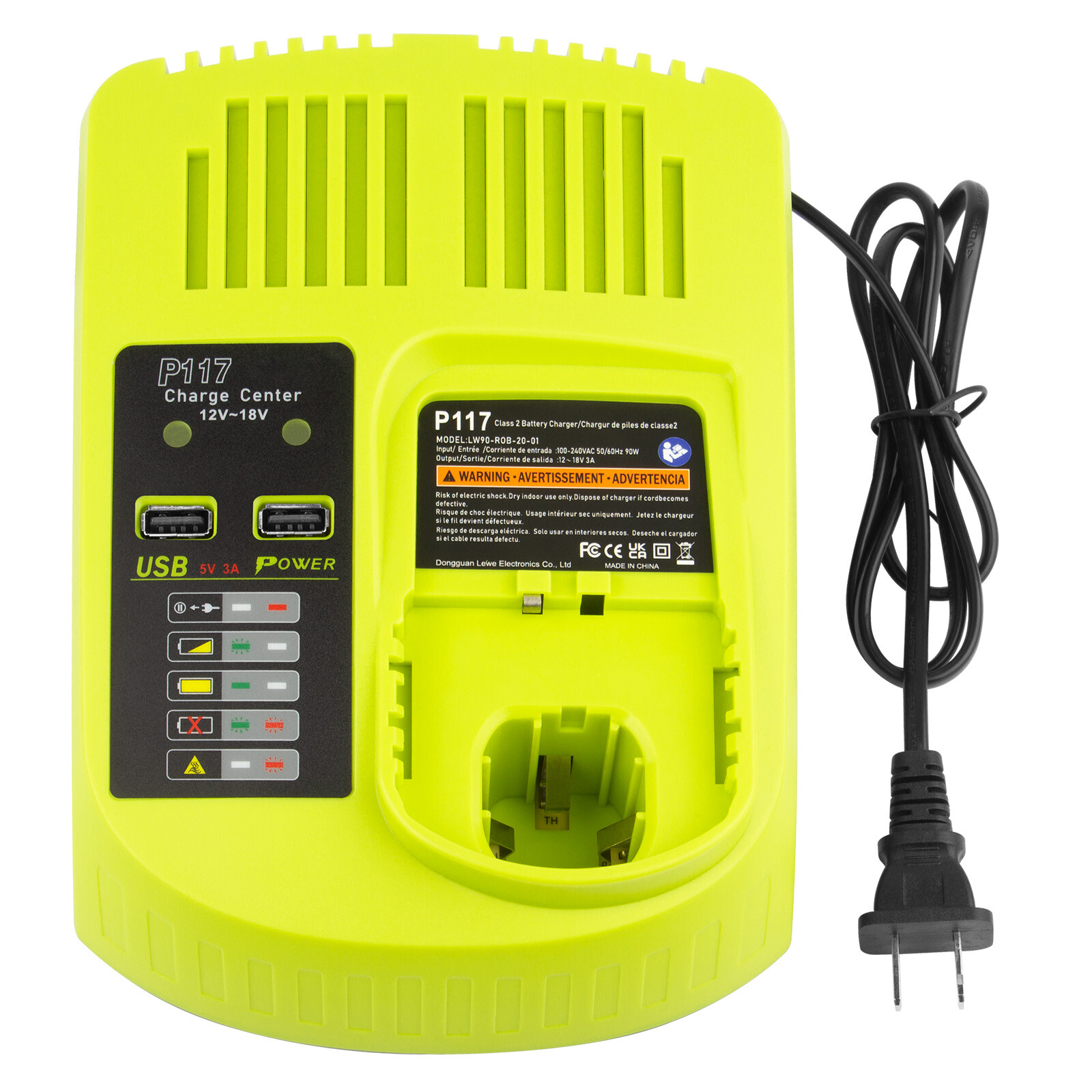 1X-4X Lithium-ion Battery For RYOBI 8.0Ah 12Ah P108 18V High Capacity / Charger