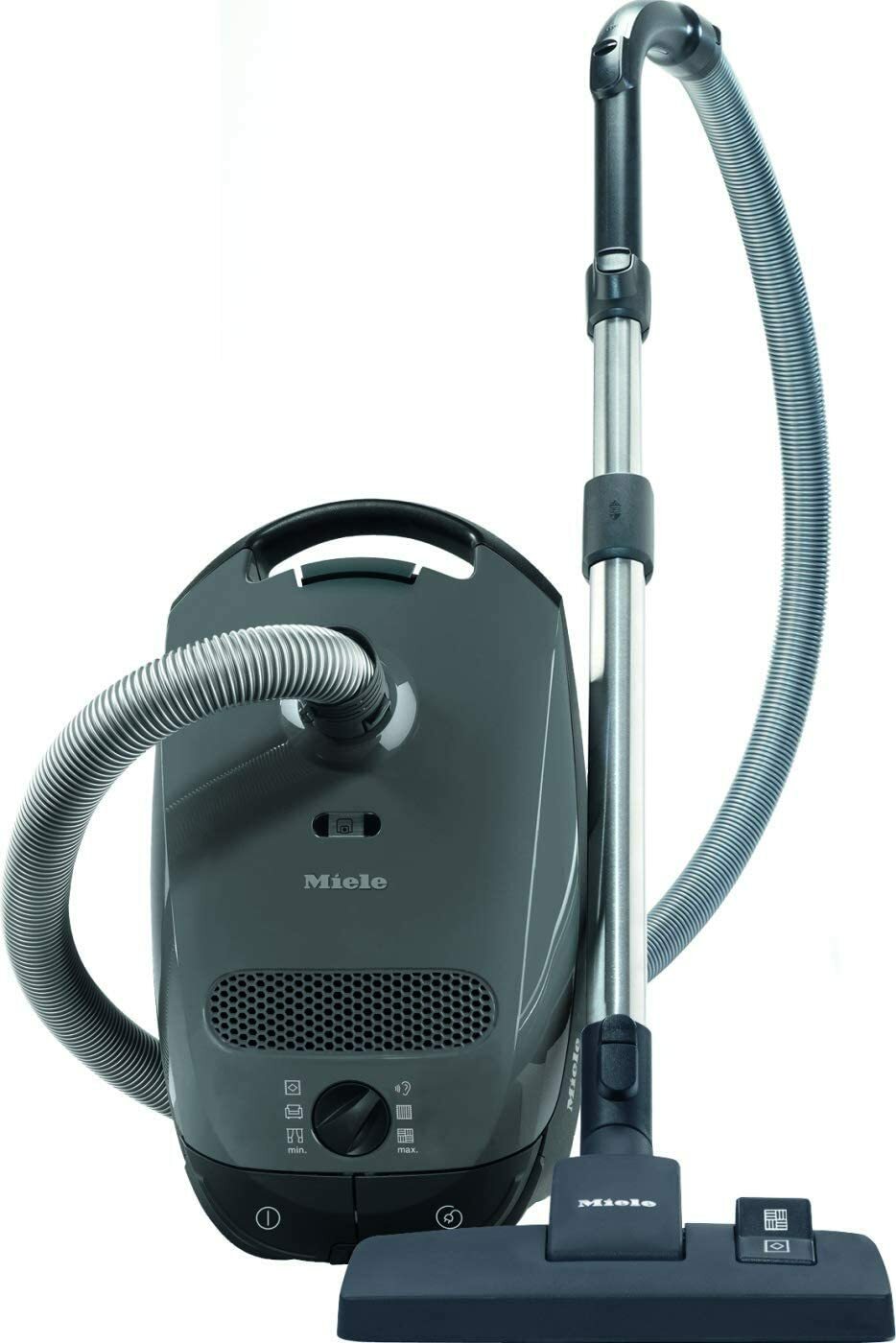 Miele Classic C1 Canister Vacuum Grey Color New open Box little box damage
