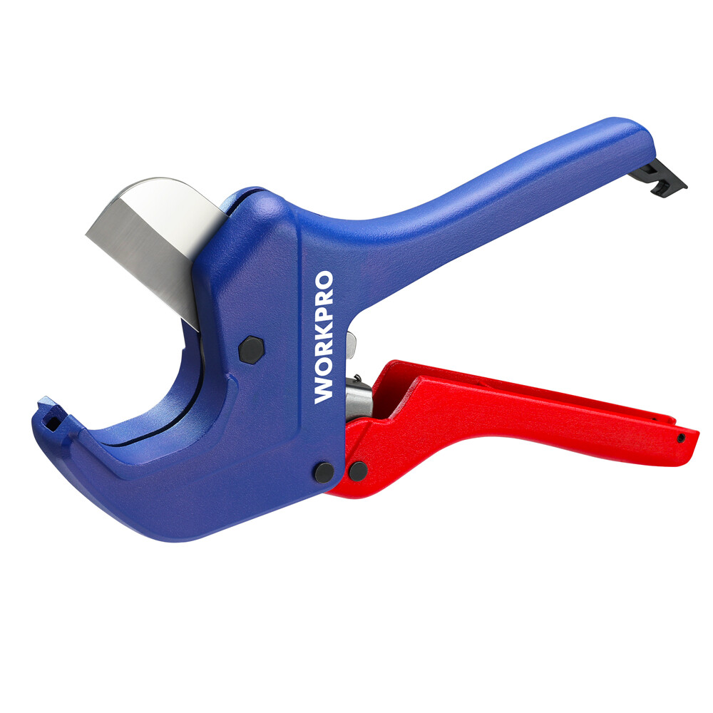 WORKPRO Ratchet PVC Pipe Cutter Up to 1-5/8″ Plastic Pipe and Tubing Cutter USA