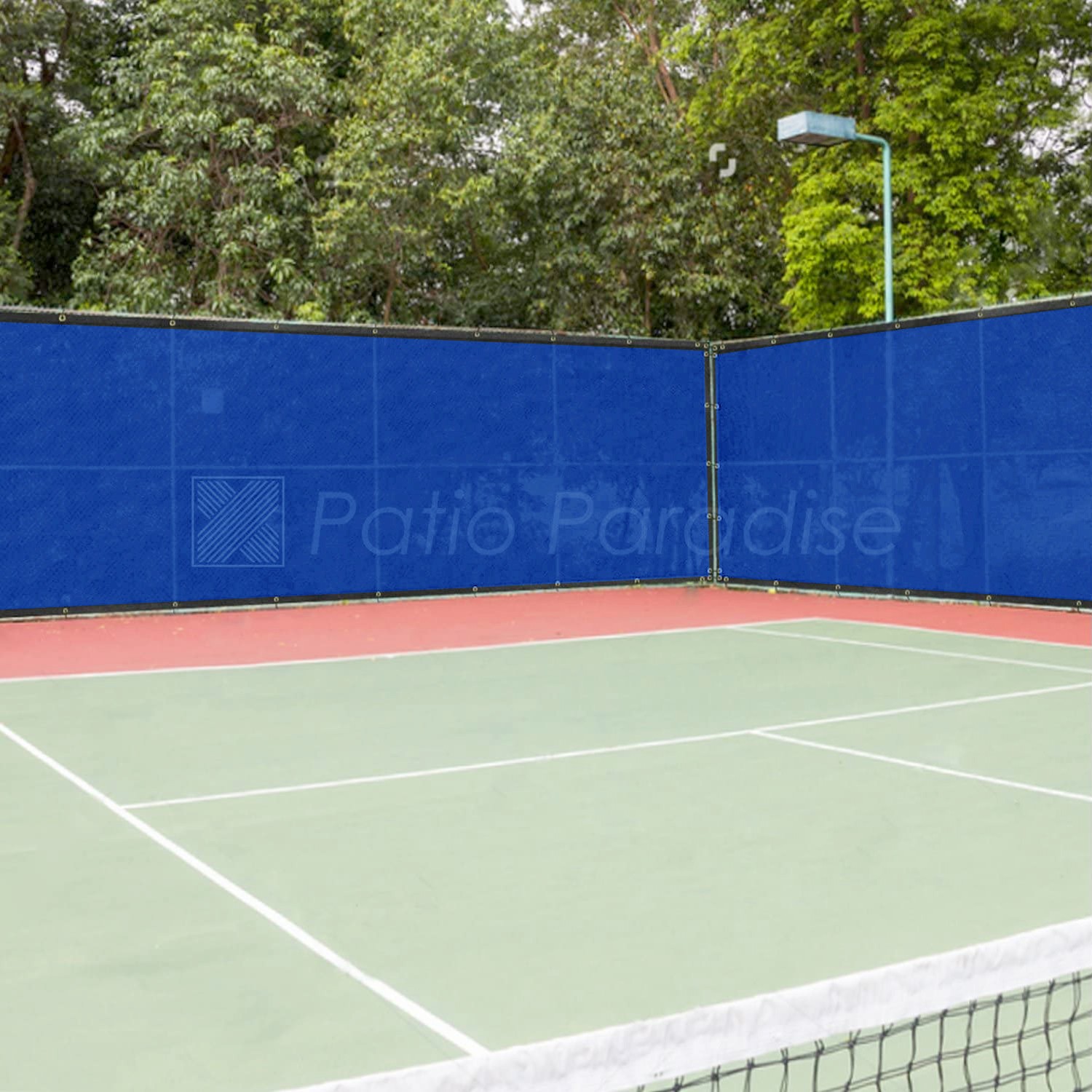 4ft 5ft 6ft 8ft Tall Outdoor Privacy Mesh Fence Screen Cover Zip-Ties Included