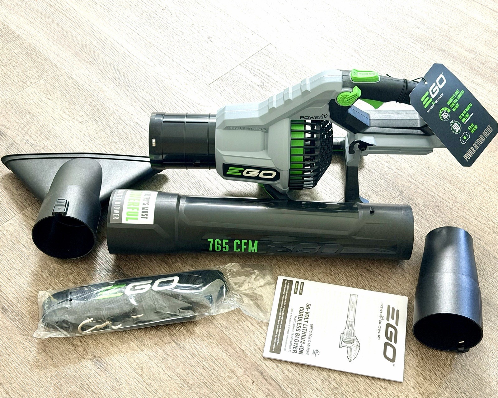 EGO POWER+ 56V 765 CFM Leaf Blower LB7650 200 MPH Cordless Brushless Tool Only