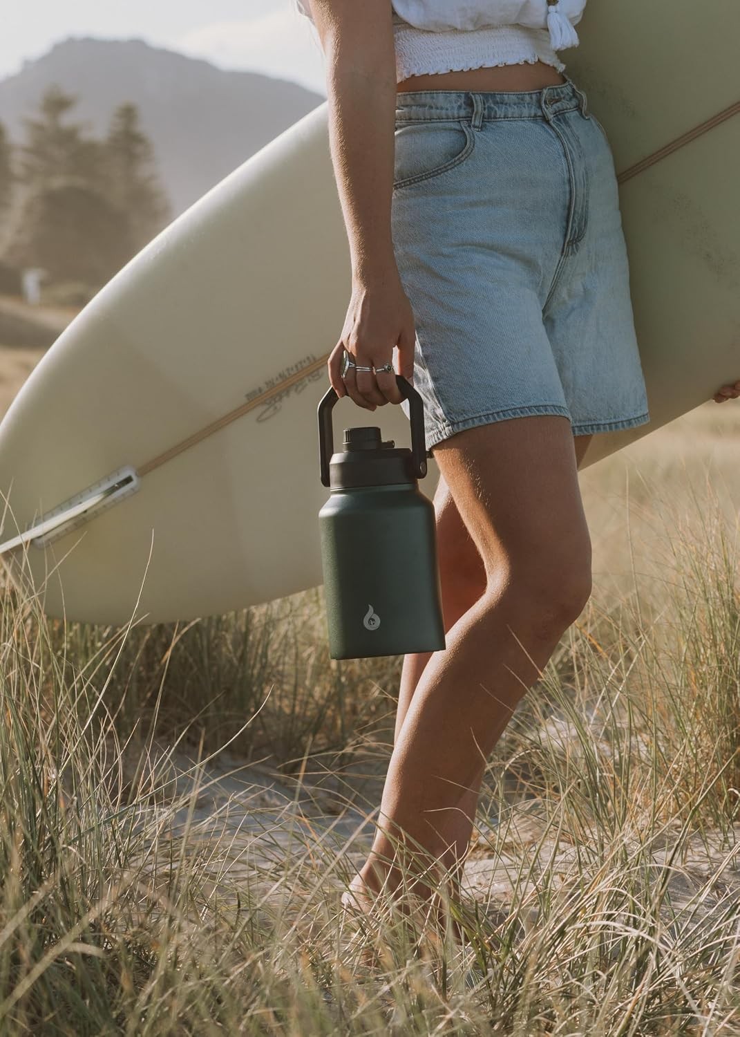 64oz Stainless Steel Vacuum Insulated Water Bottle Half Gallon Water Jug