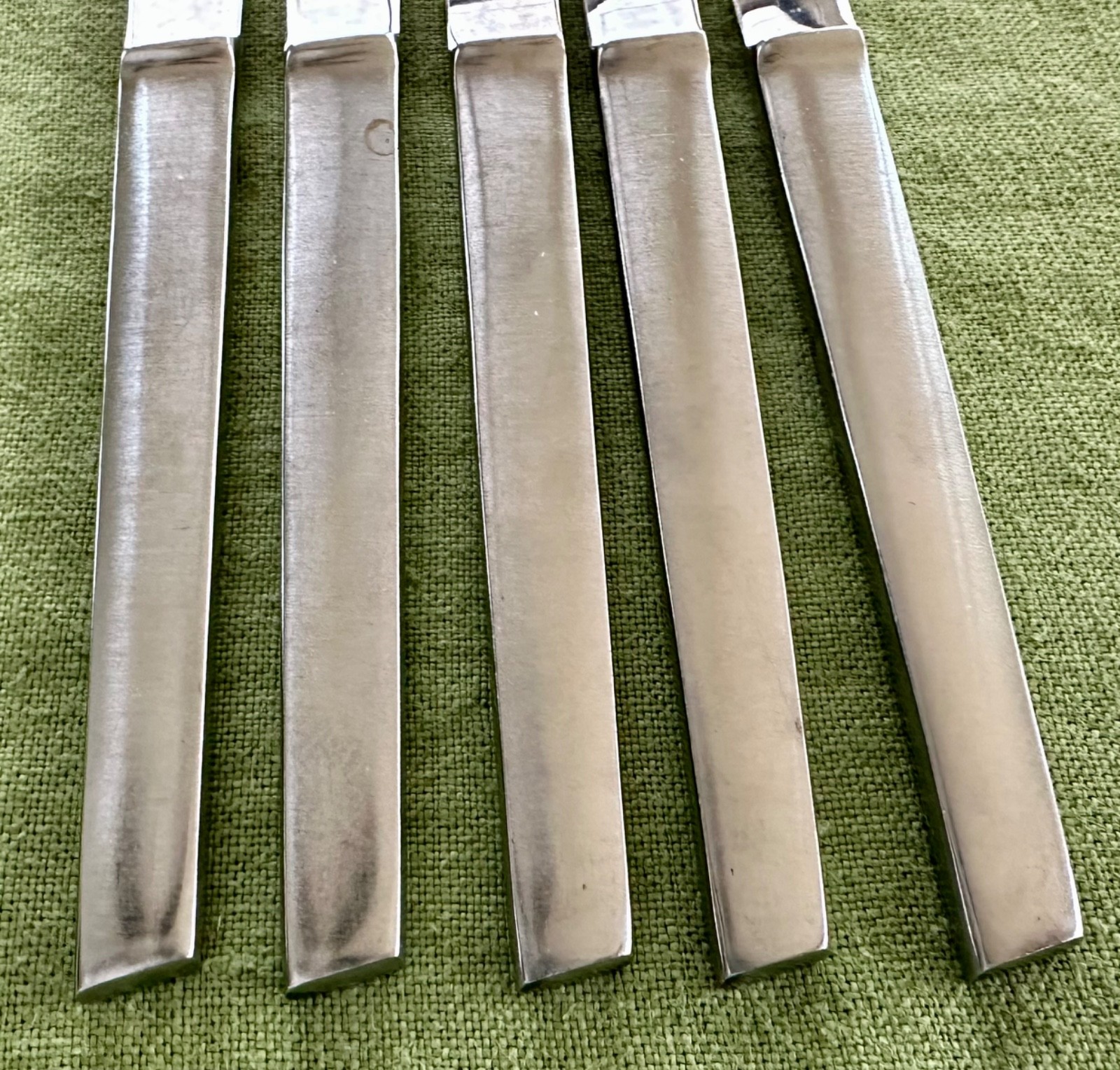 MCM 5 Pc Arthur Salm ASF4 Austria Germany Stainless Steel Slender Steak Knives