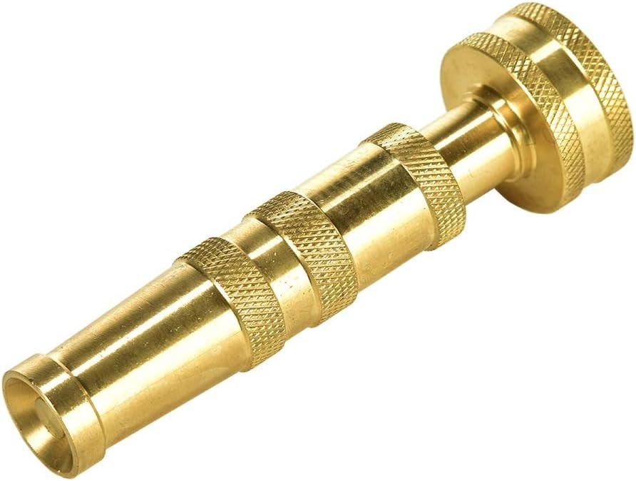 Compact Heavy-Duty Garden Hose Nozzle – Adjustable Spray Patterns for All Tasks