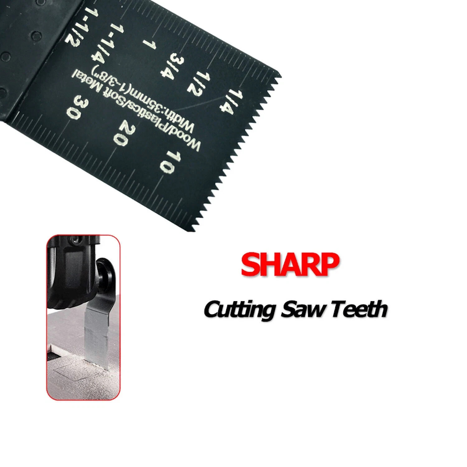 20pcs Oscillating Multi Tool Saw Blades Multi Tool Blades for Wood Metal